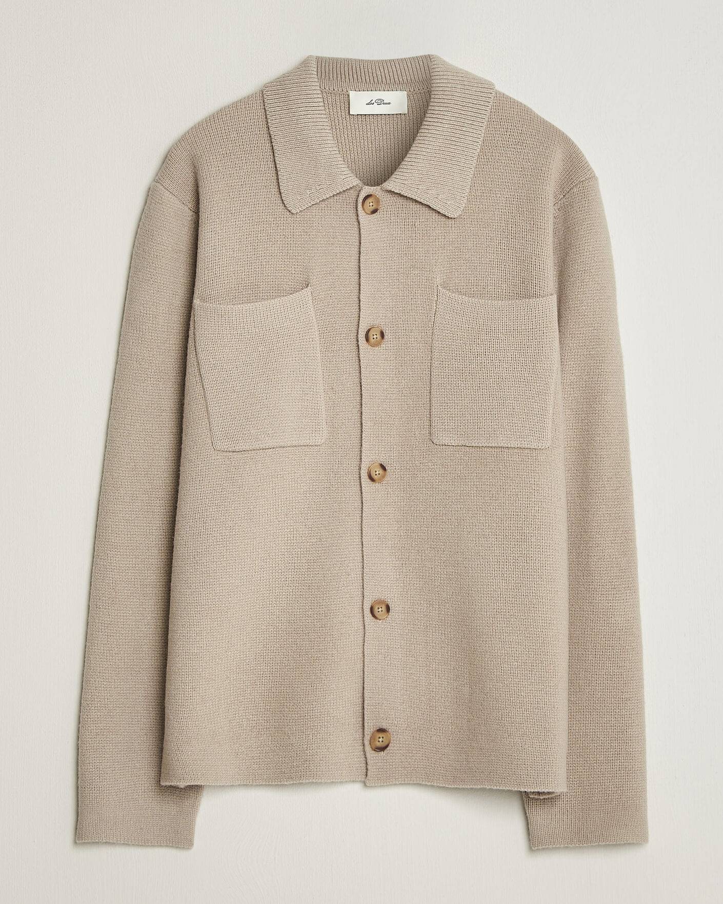 Herre | Trøjer | LES DEUX | Milano Knit Overshirt Light Sand
