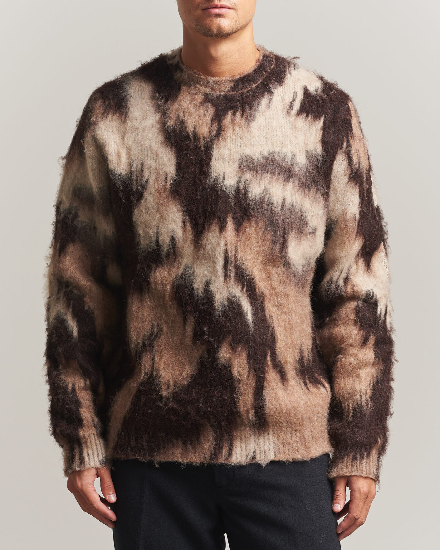 Herre | Trøjer | LES DEUX | Forrest Crewneck Knit Brown