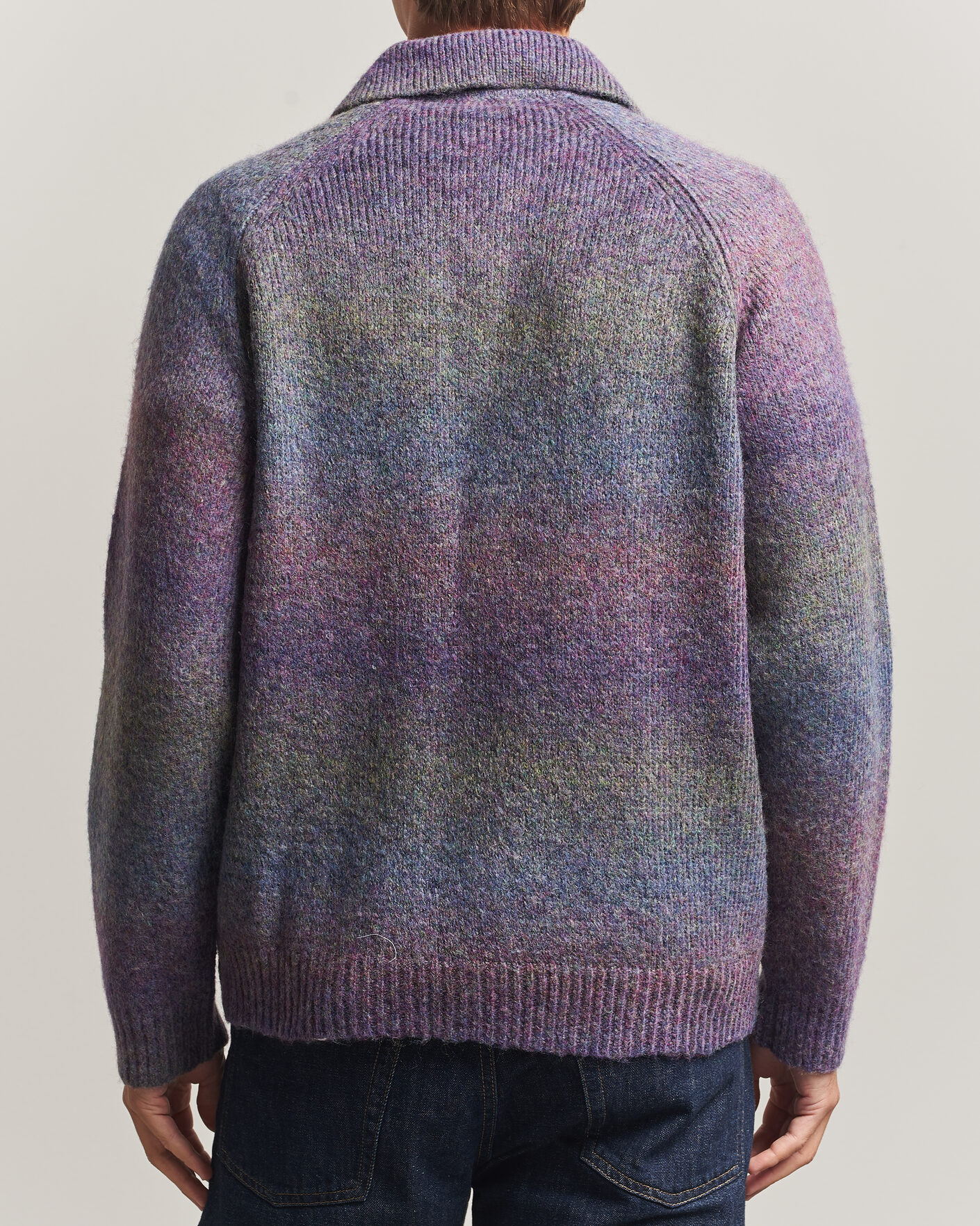 Herre | Trøjer | LES DEUX | Gradient Knitted Polo Spiced Plum