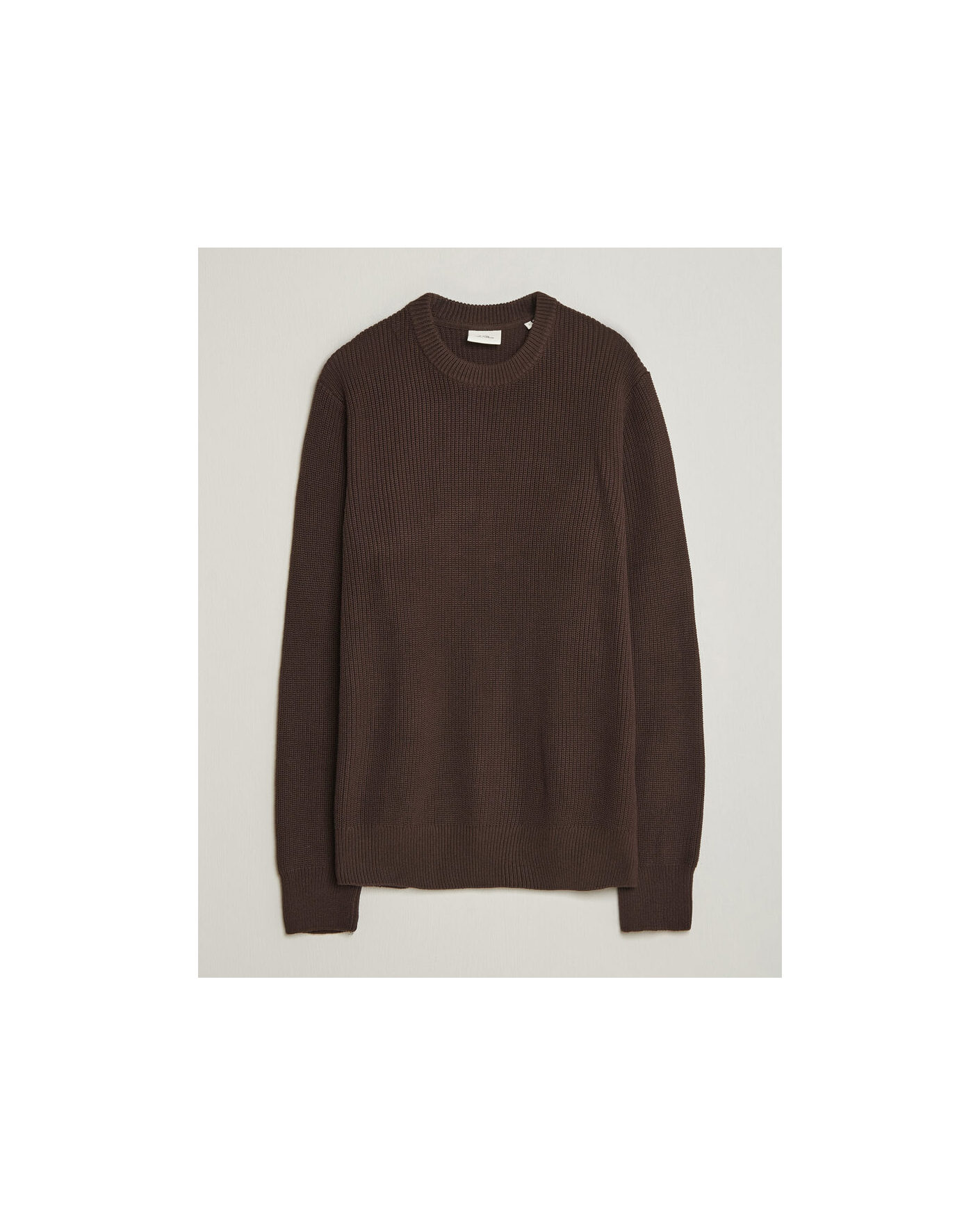 Herre | Trøjer | LES DEUX | Rib Crewneck Knit Molé Brown