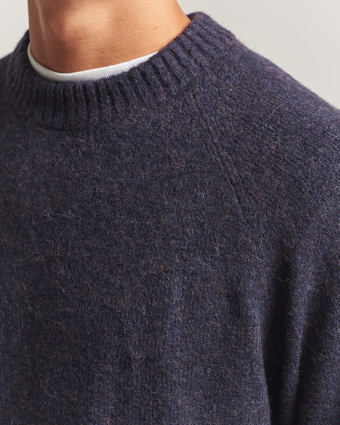 Herre | Trøjer | LES DEUX | Soft Roundneck Knit Dark Navy