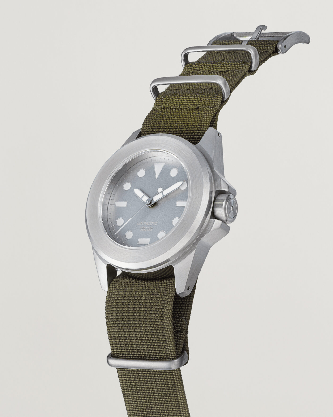 Herre | UNIMATIC Modello Quattro Limited Military Watch Grey | UNIMATIC | Modello Quattro Limited Military Watch Grey