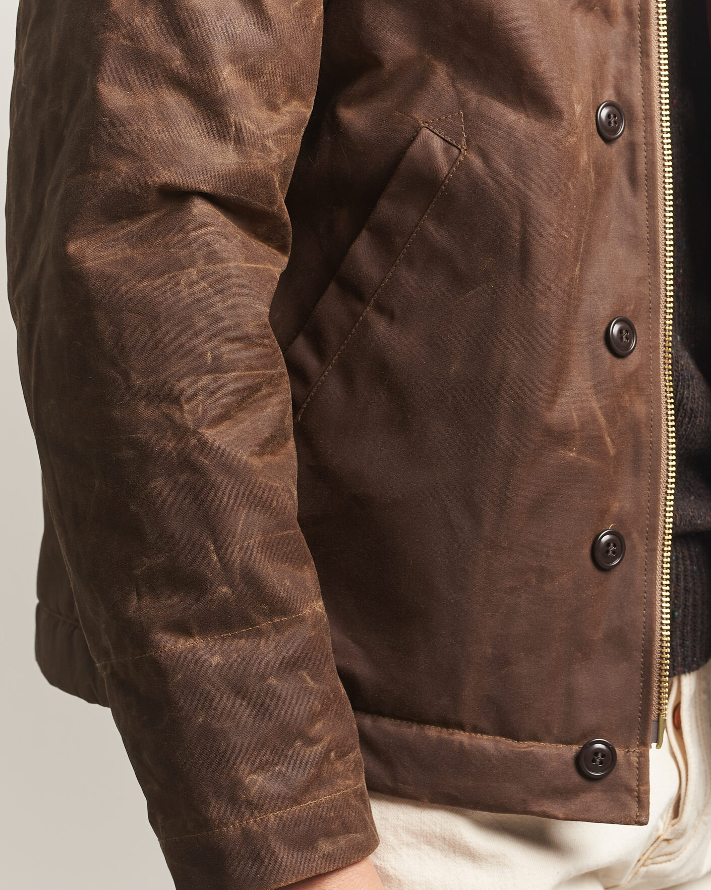 Herre | Jakker | Manifattura Ceccarelli | Deck Jacket Dark Tan