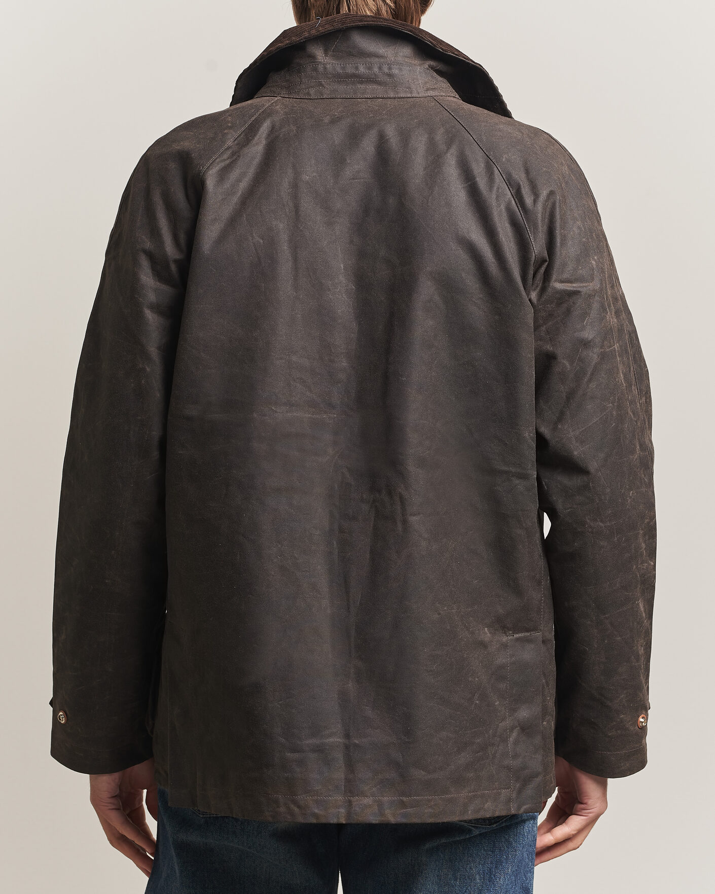 Herre | Jakker | Manifattura Ceccarelli | Rain Caban Wax Cloth Chocolate