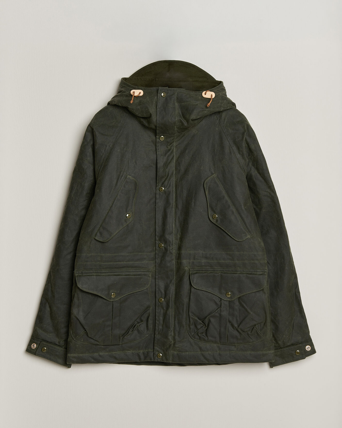 Herre | Jakker | Manifattura Ceccarelli | New Fisherman Parka Dark Green