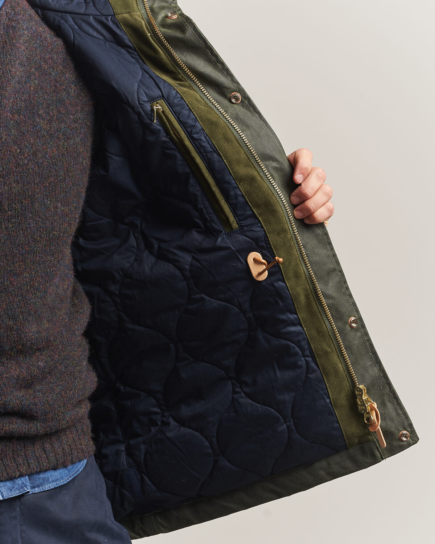 Herre | Jakker | Manifattura Ceccarelli | New Fisherman Parka Dark Green
