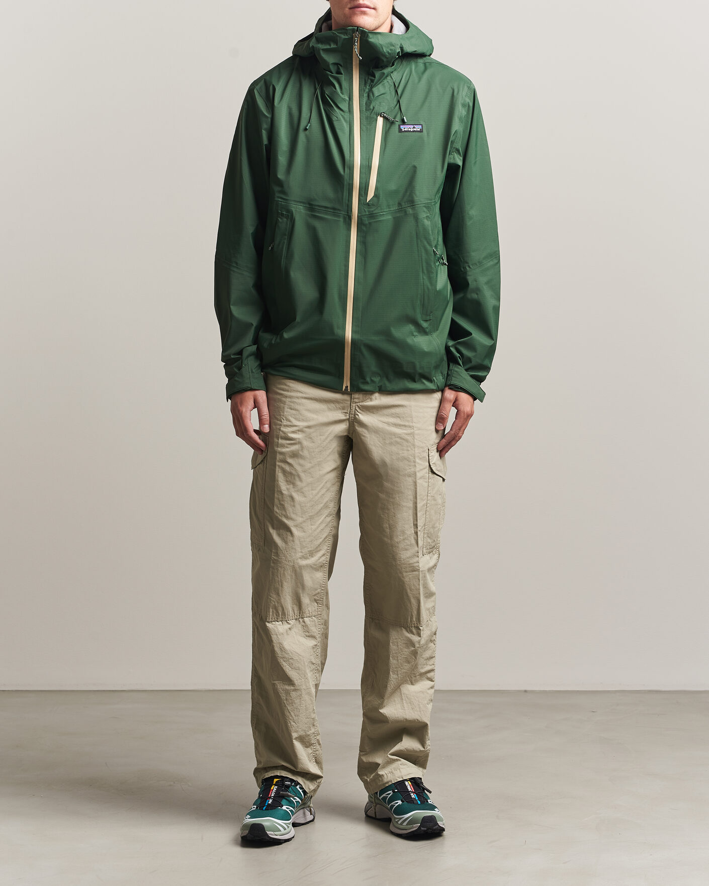 Herre | Jakker | Patagonia | Granite Crest Rain Jacket Treeline Green