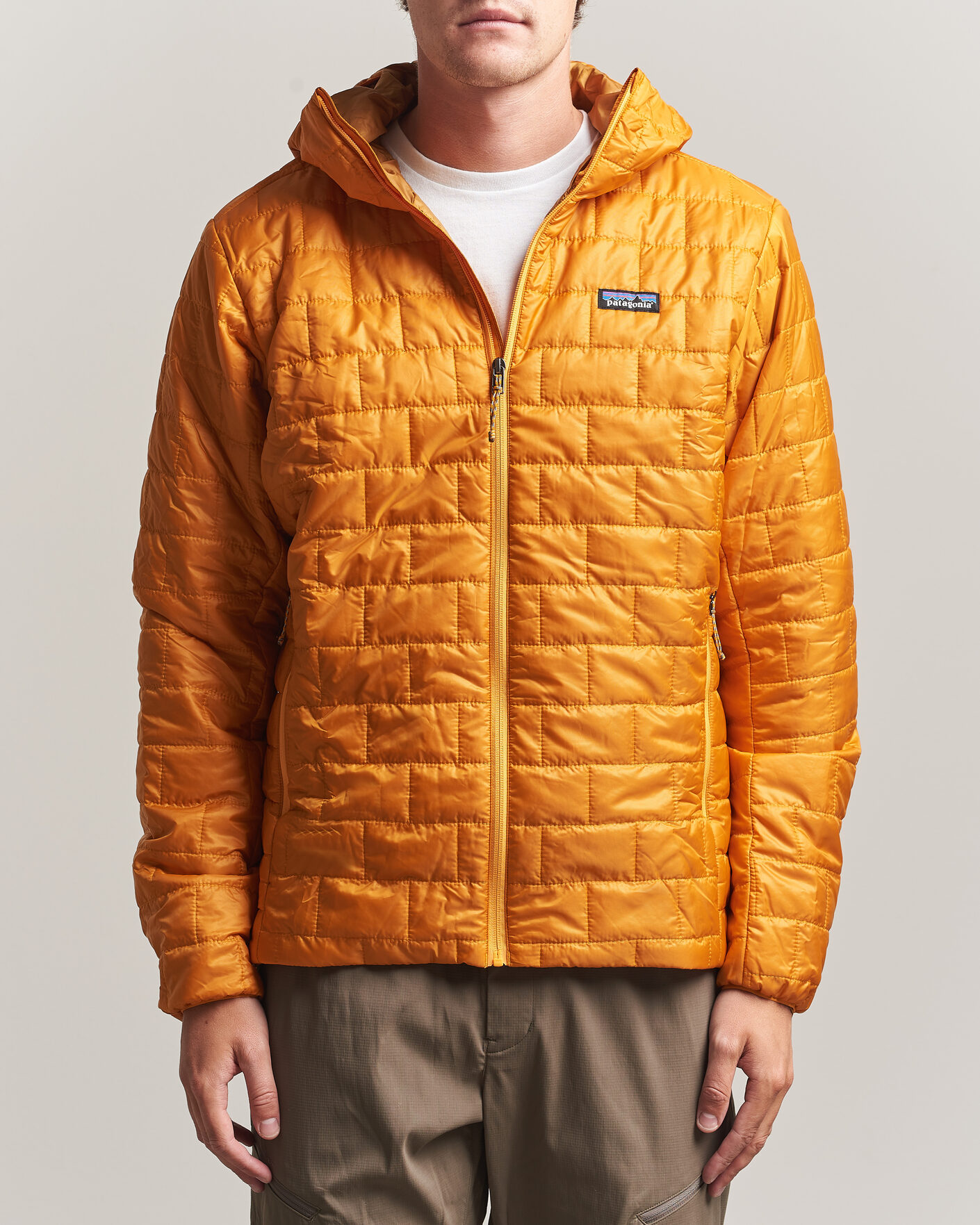 Herre | Jakker | Patagonia | Nano Puff Hoodie Autumn Orange