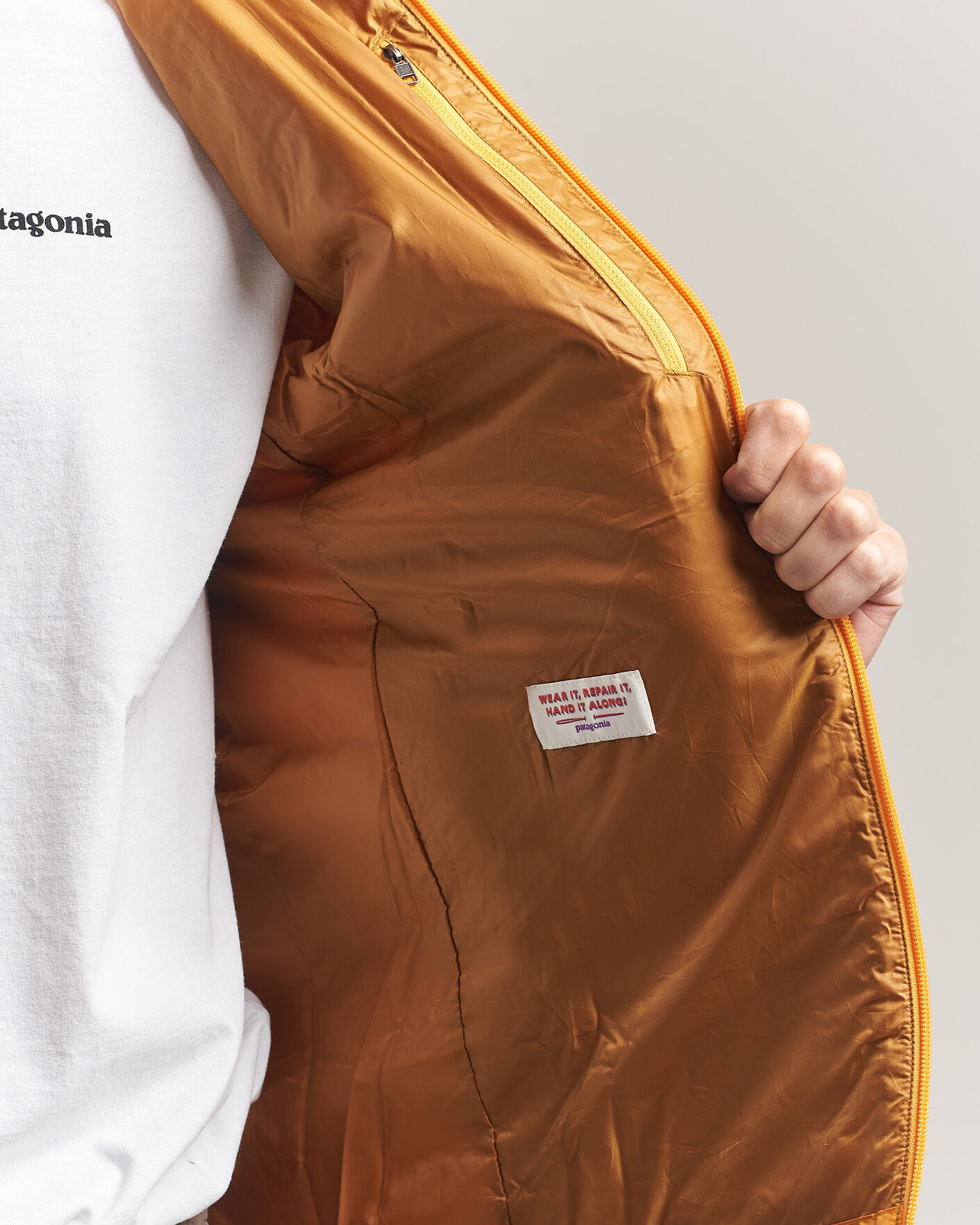 Herre | Jakker | Patagonia | Nano Puff Hoodie Autumn Orange