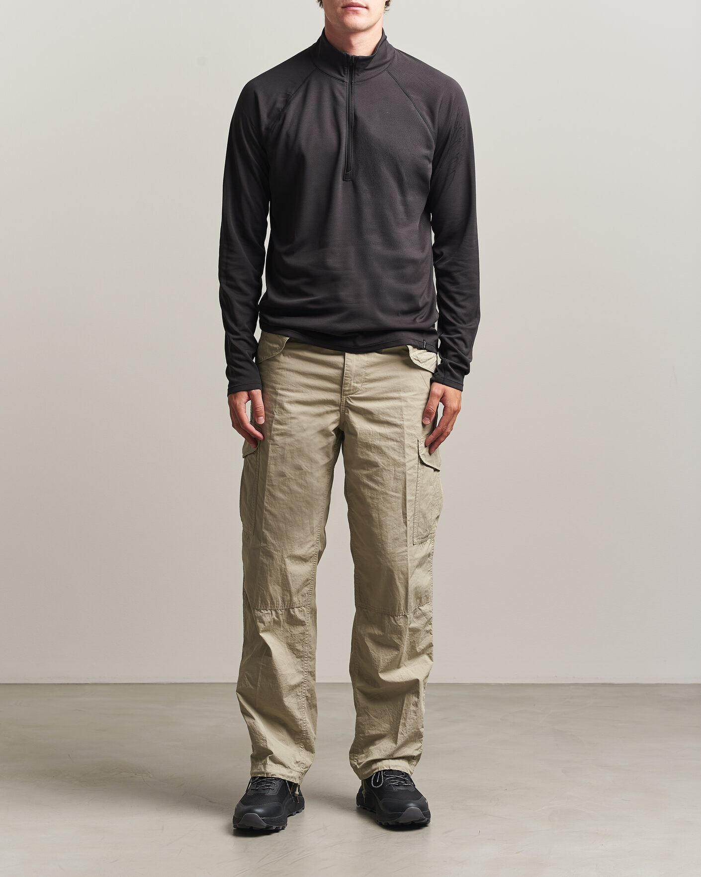Herre | Trøjer | Patagonia | Cap Midweight Zip Neck Ink Black