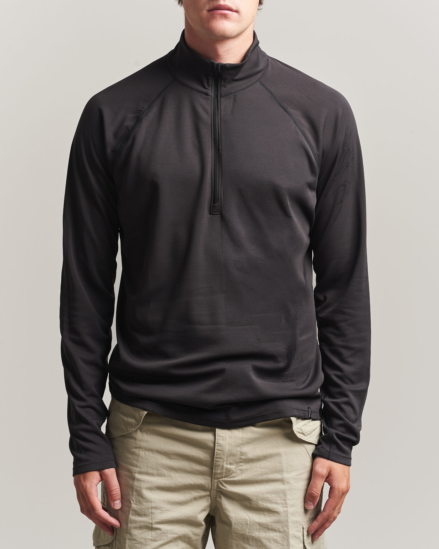 Herre | Trøjer | Patagonia | Cap Midweight Zip Neck Ink Black