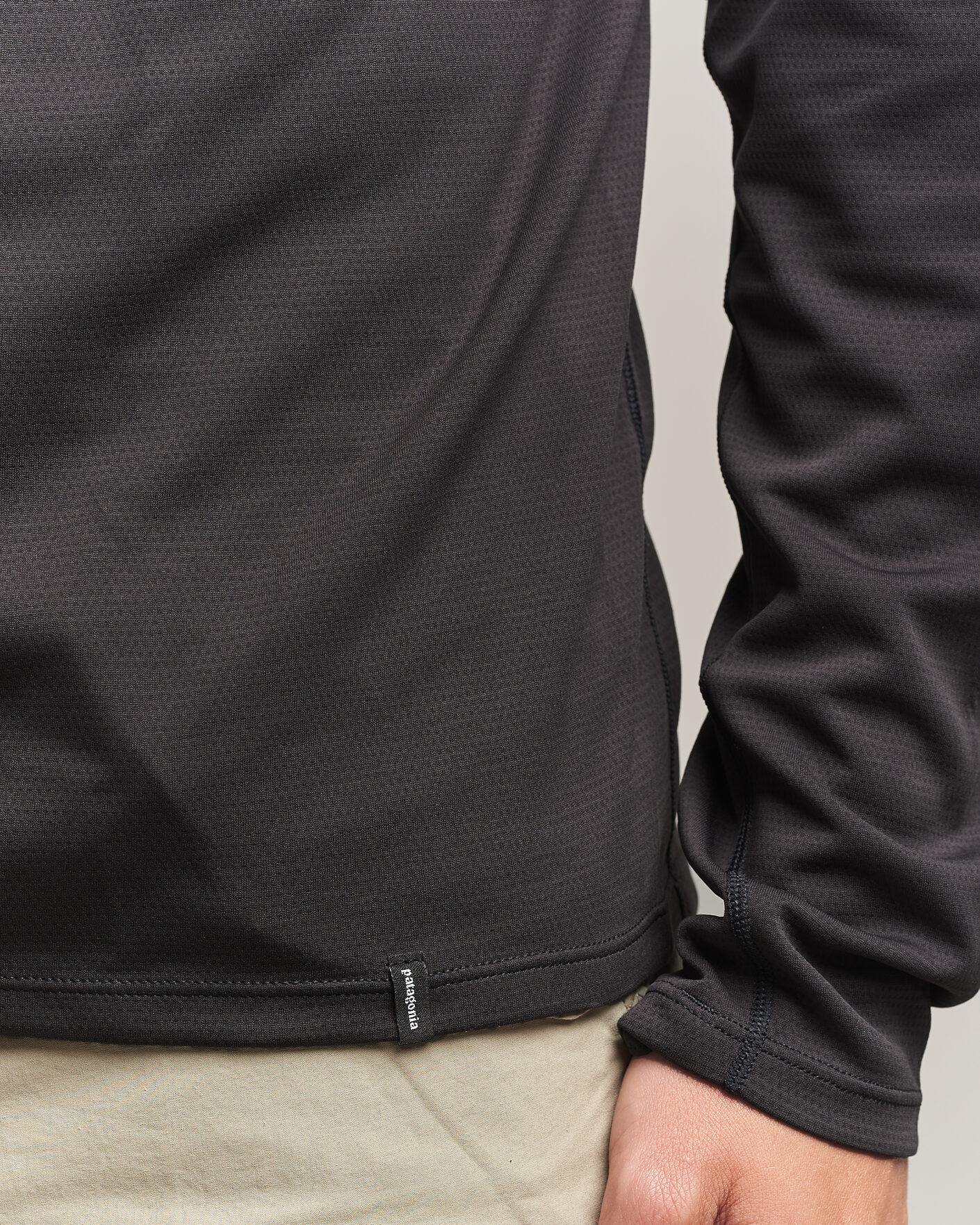 Herre | Trøjer | Patagonia | Cap Midweight Zip Neck Ink Black