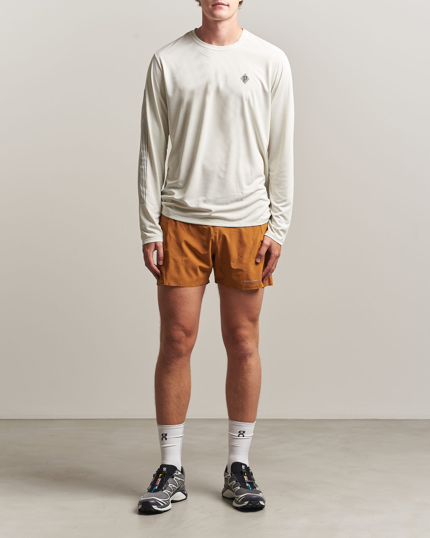 Herre | Shorts | Patagonia | Strider Pro 5 Inch Short Cinnamon Brown