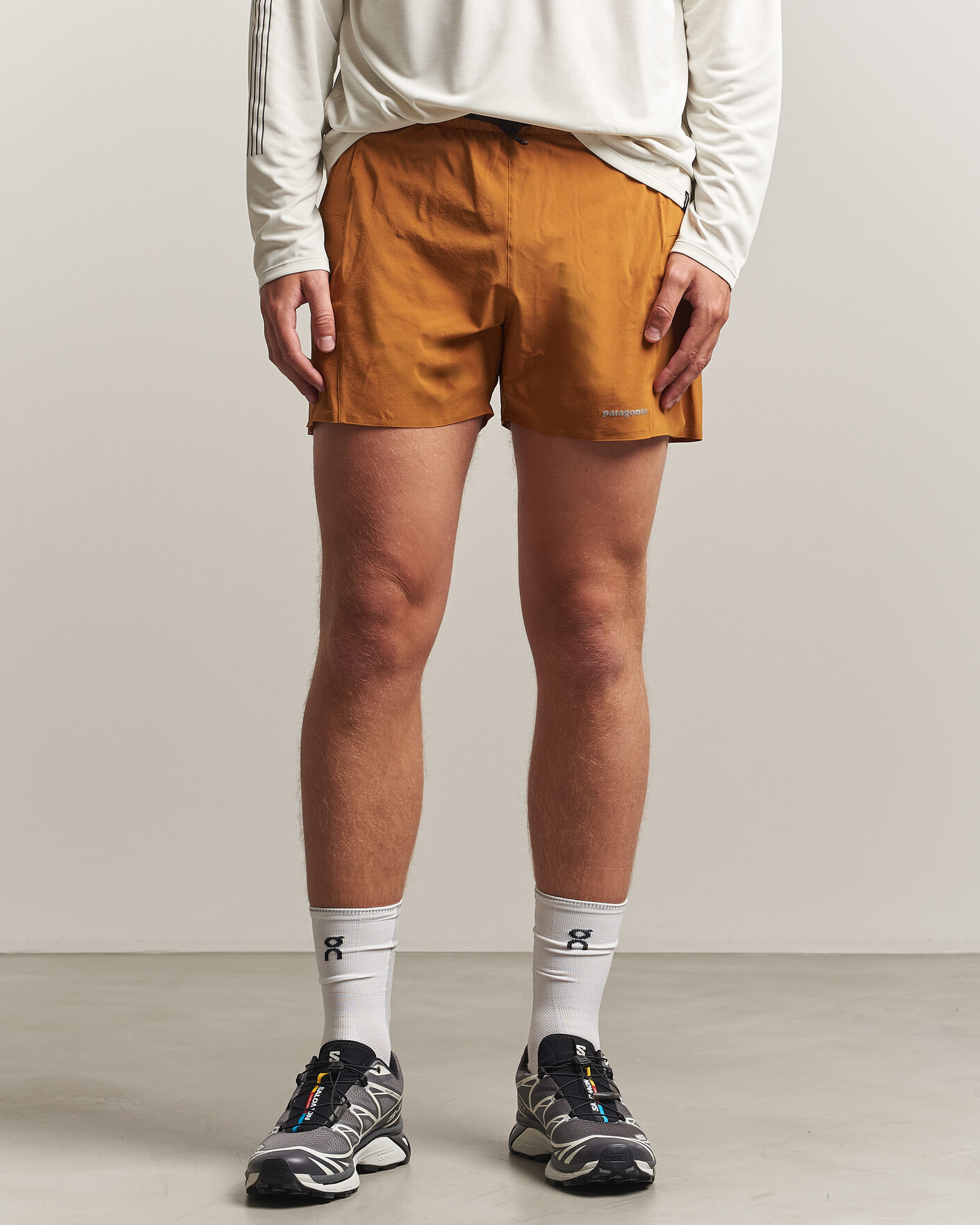 Herre | Shorts | Patagonia | Strider Pro 5 Inch Short Cinnamon Brown