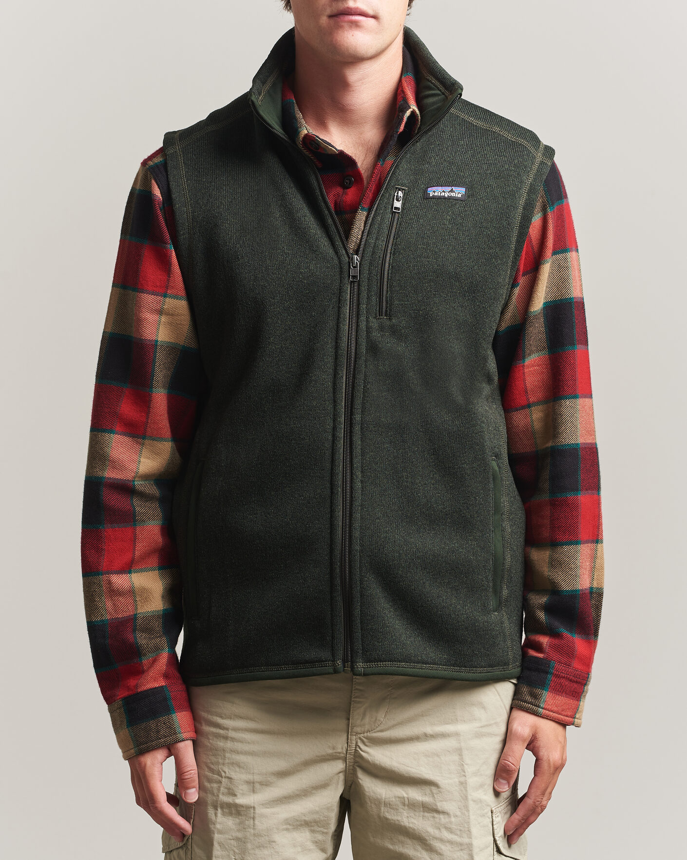 Herre | Veste | Patagonia | Better Sweater Vest Old Growth Green