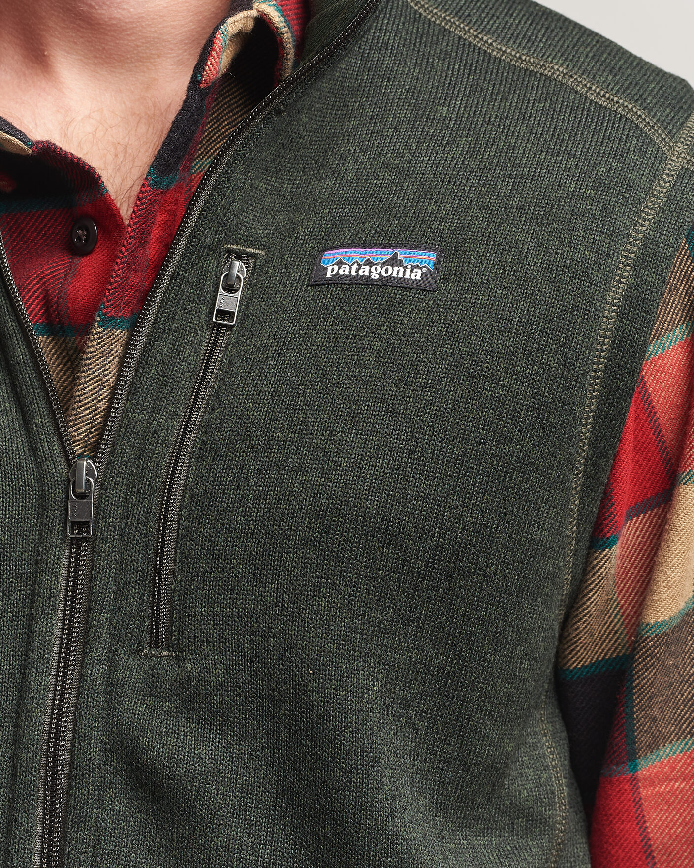 Herre | Veste | Patagonia | Better Sweater Vest Old Growth Green