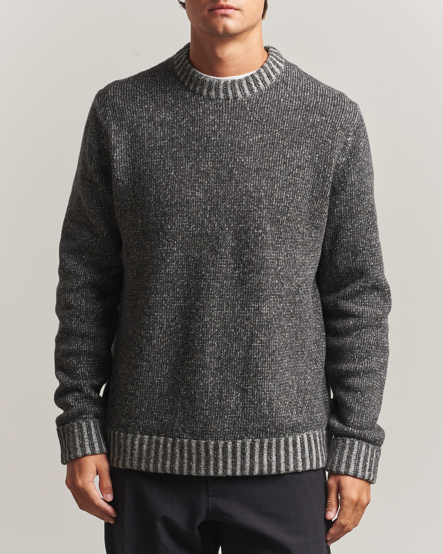 Herre | Trøjer | Patagonia | Recycled Wool Blend Sweater Marlie Forge Grey