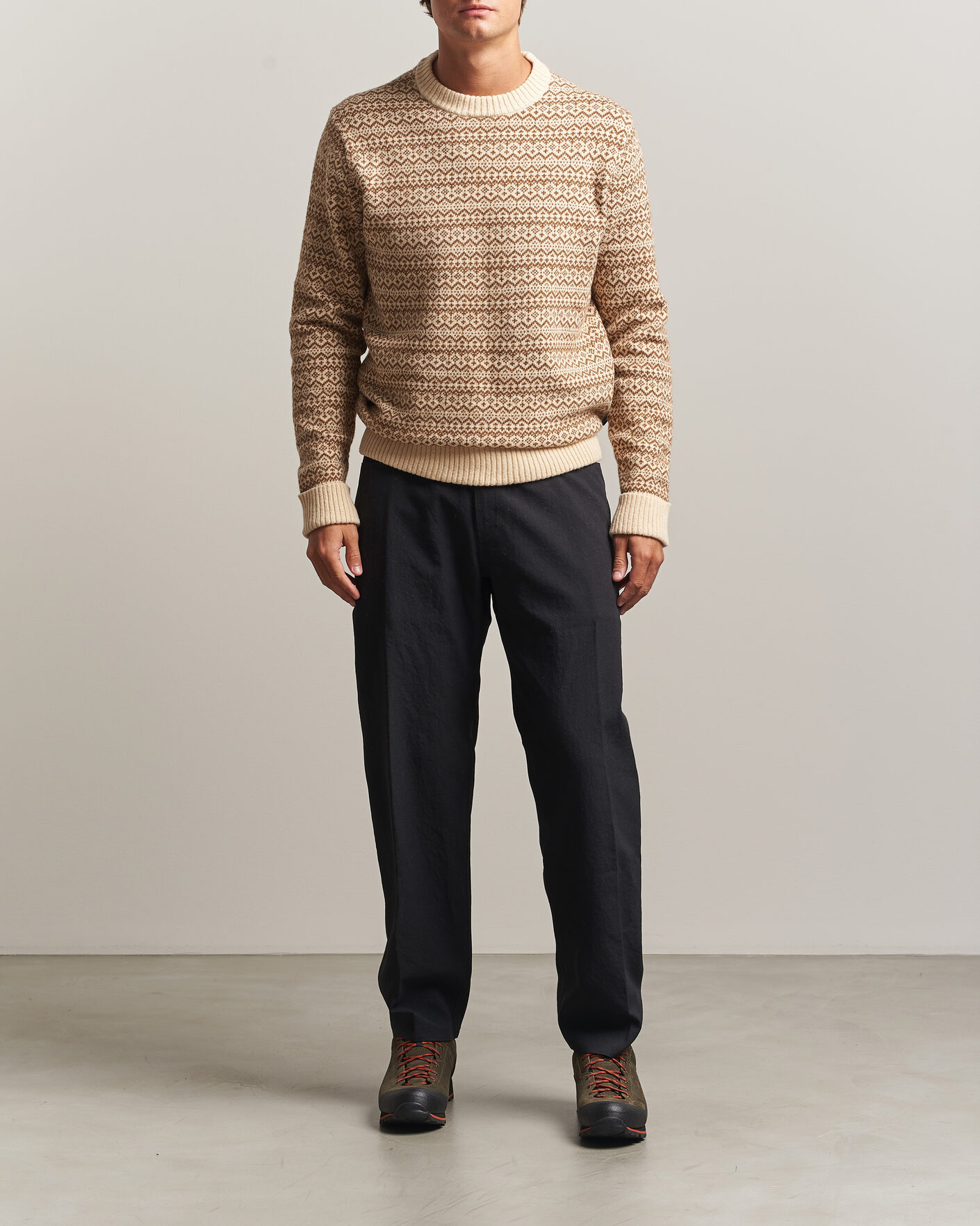 Herre | Trøjer | Patagonia | Recycled Wool Blend Sweater Snow Squail Natural
