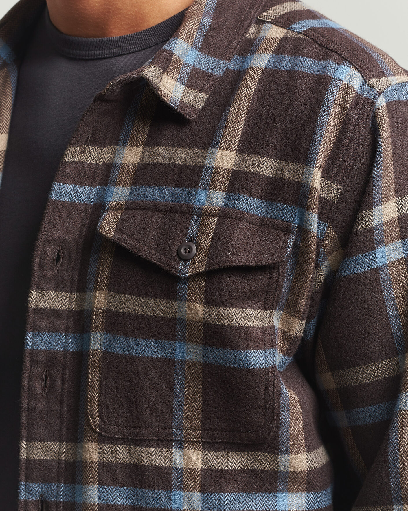 Herre | Skjorter | Patagonia | Fjord Flannel Shirt Den Brown