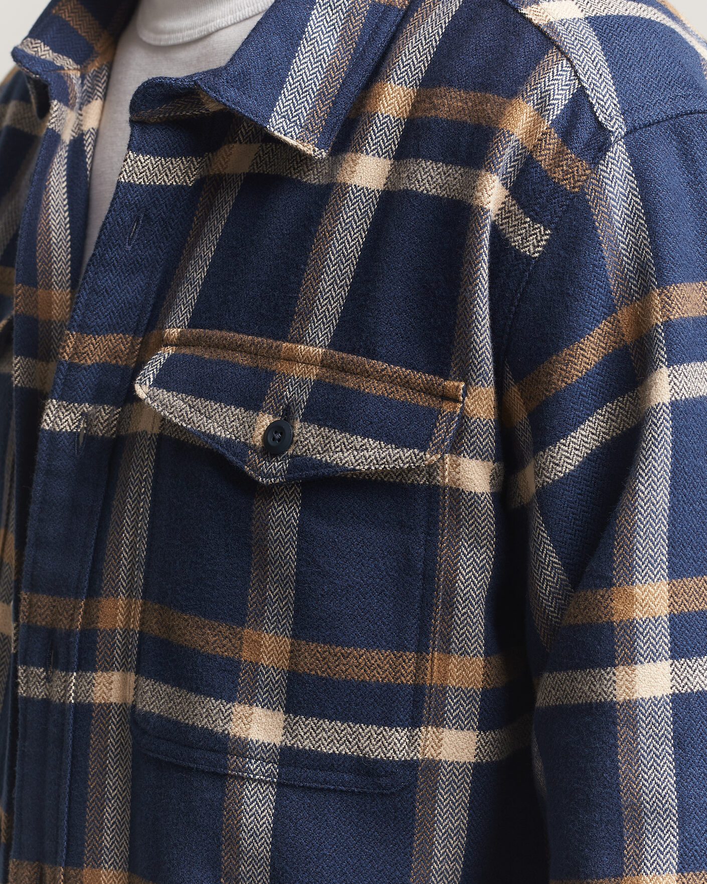 Herre | Skjorter | Patagonia | Fjord Flannel Shirt New Navy