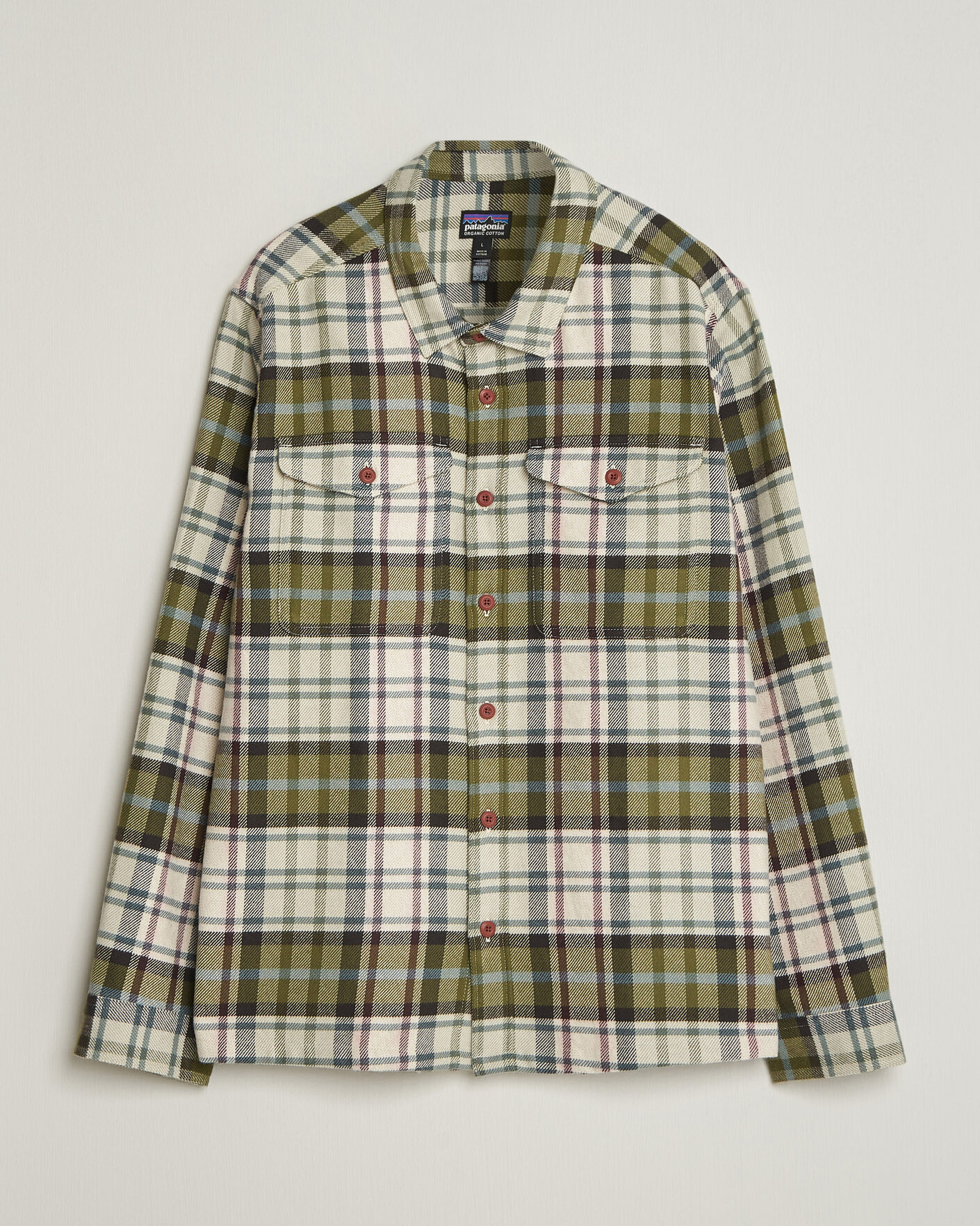 Herre | Skjorter | Patagonia | Fjord Flannel Shirt Weathered Stone