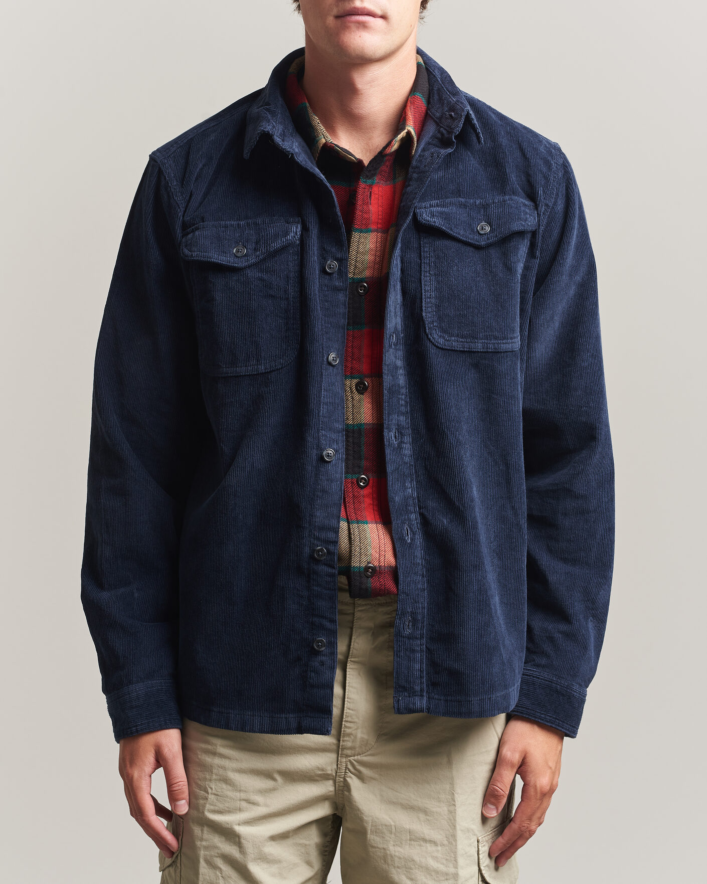 Herre | Skjorter | Patagonia | Corduroy Shirt New Navy