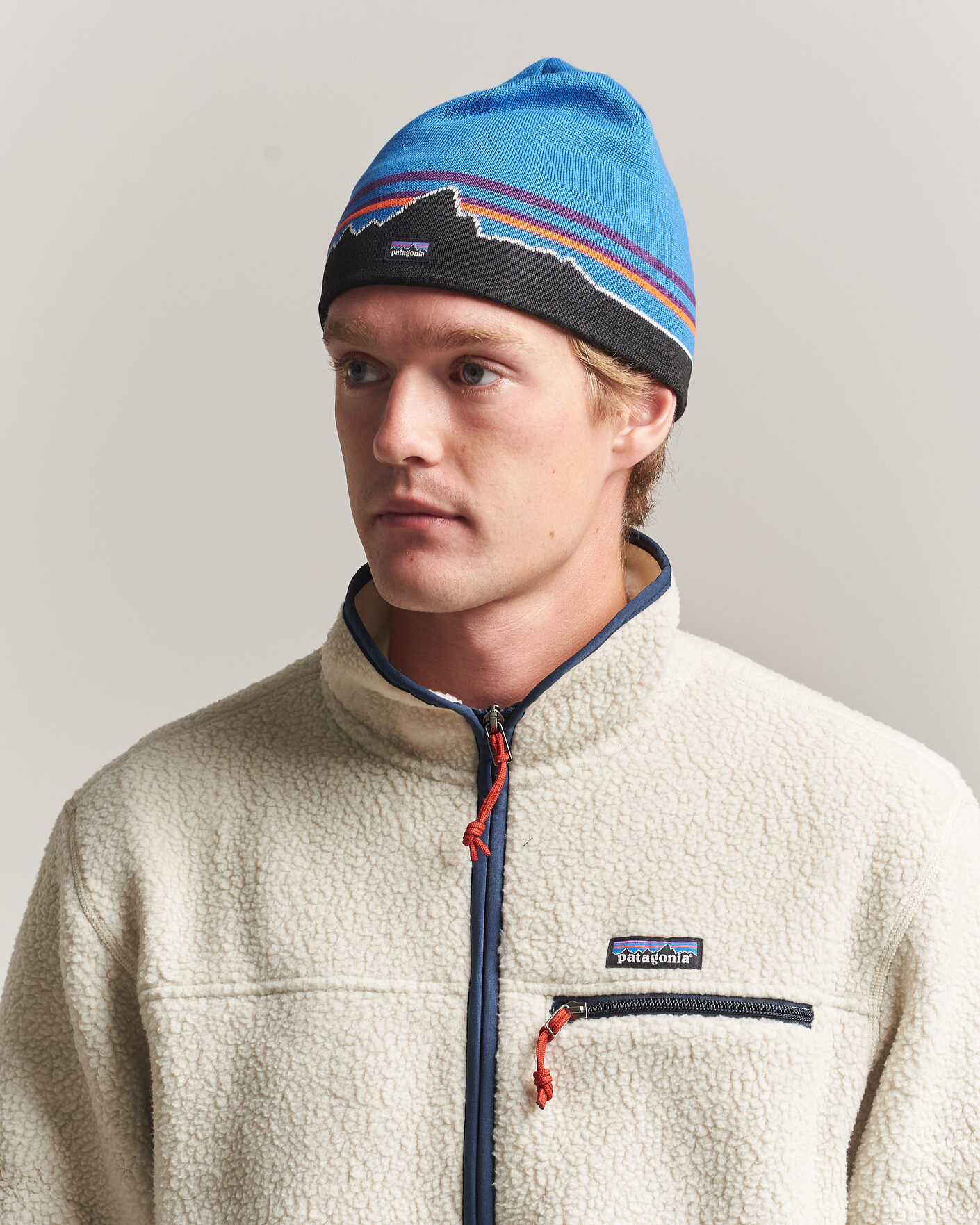 Herre | Huer | Patagonia | Beanie Hat Andes Blue