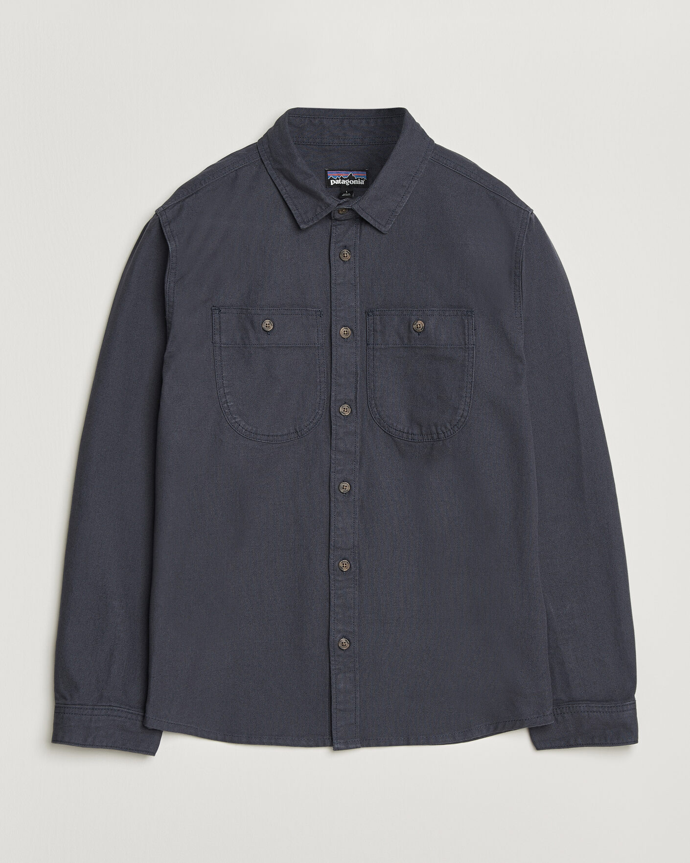 Herre | Skjorter | Patagonia | Point Reyes Canvas Shirt Smolder Blue