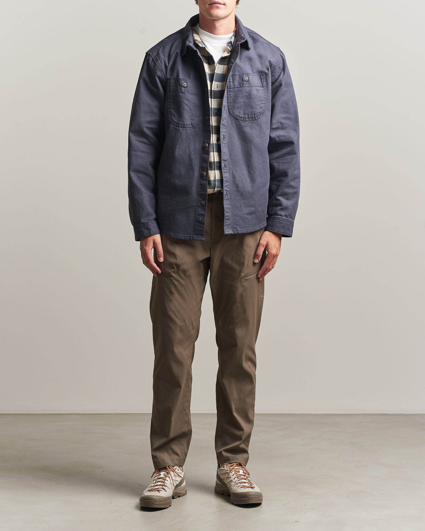 Herre | Skjorter | Patagonia | Point Reyes Canvas Shirt Smolder Blue