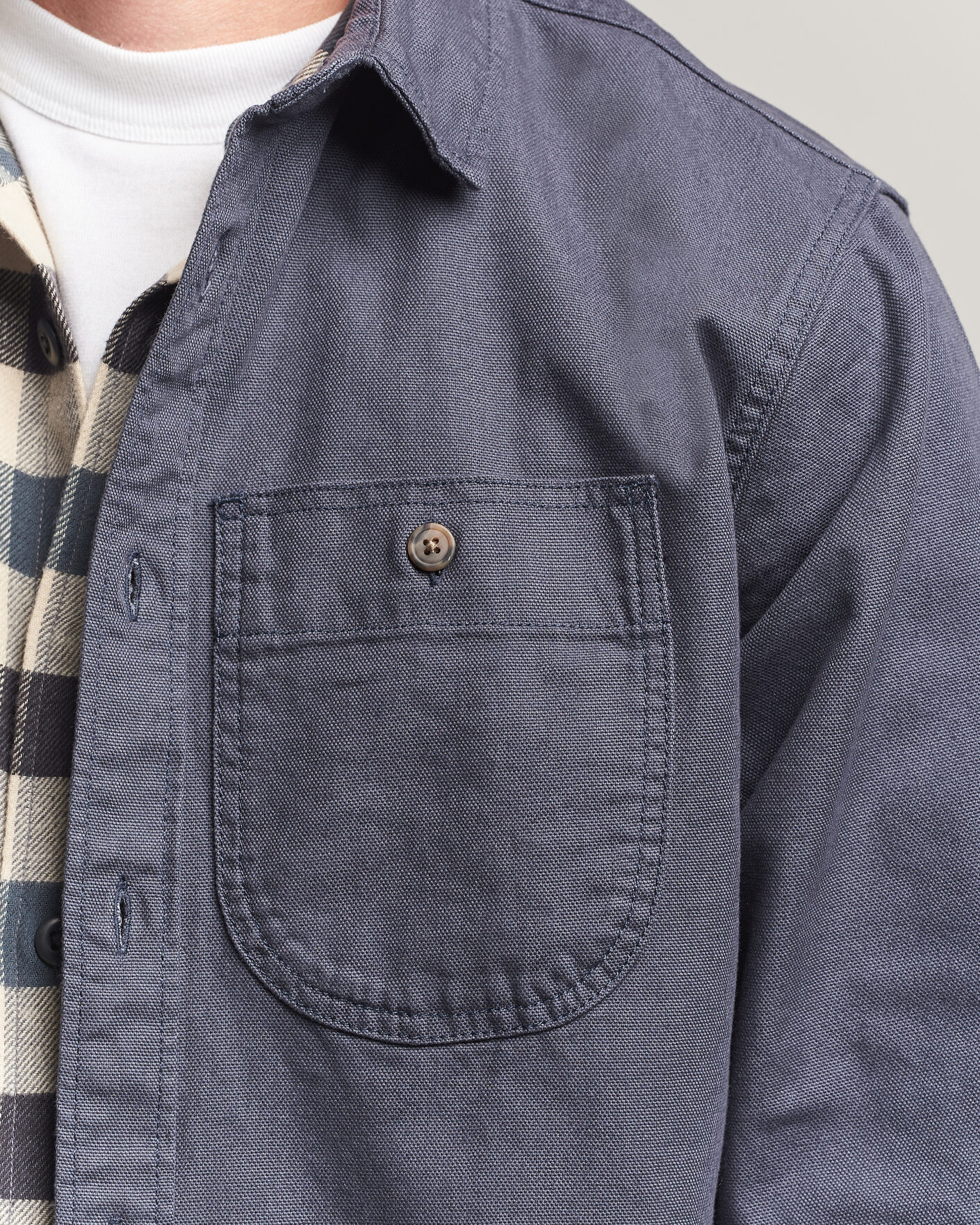 Herre | Skjorter | Patagonia | Point Reyes Canvas Shirt Smolder Blue