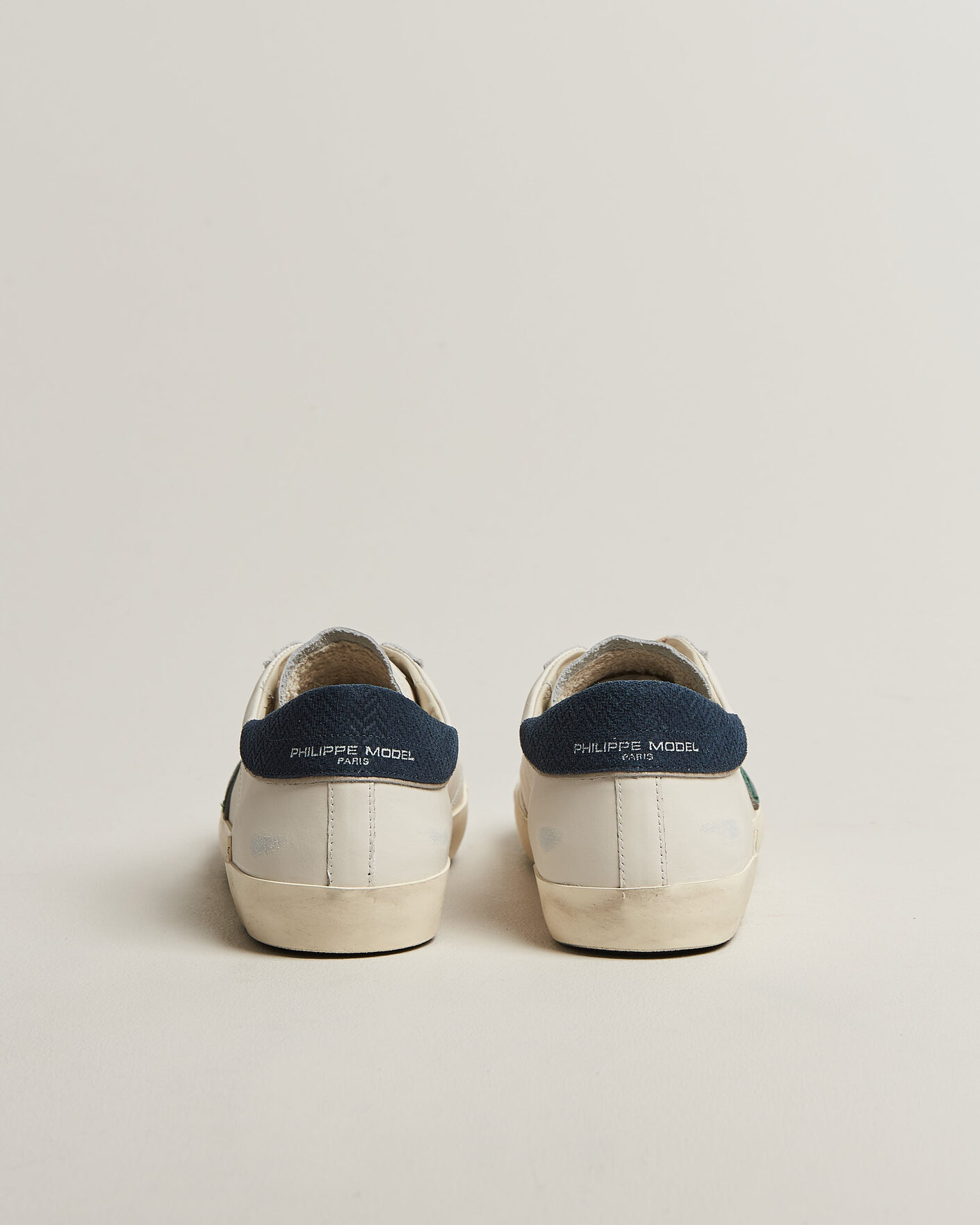 Herre | Sneakers | Philippe Model | PRSX Low Top Suede Sneaker White/Blue