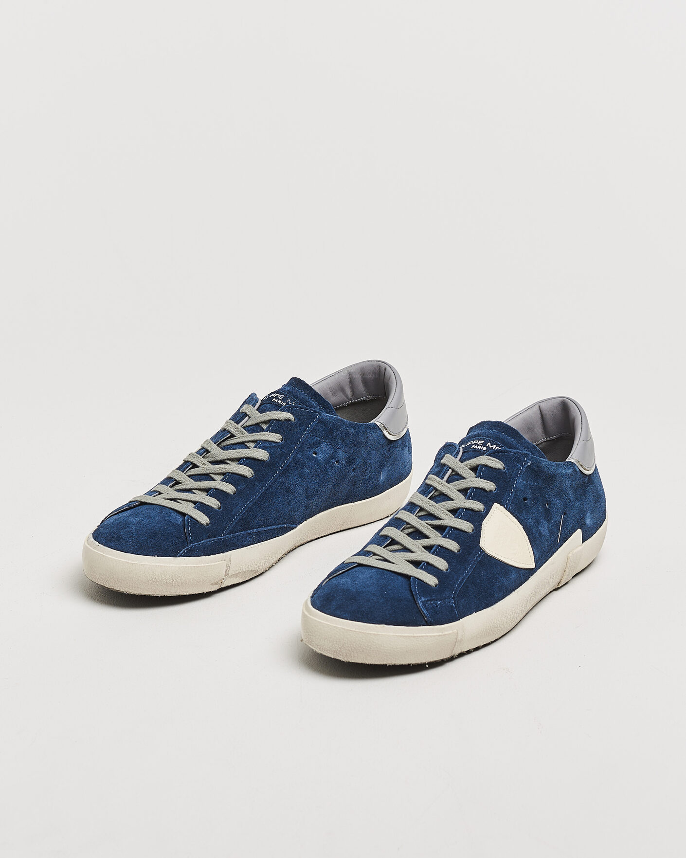 Herre | Sneakers | Philippe Model | PRSX Low Top Suede Sneaker Blue/Grey