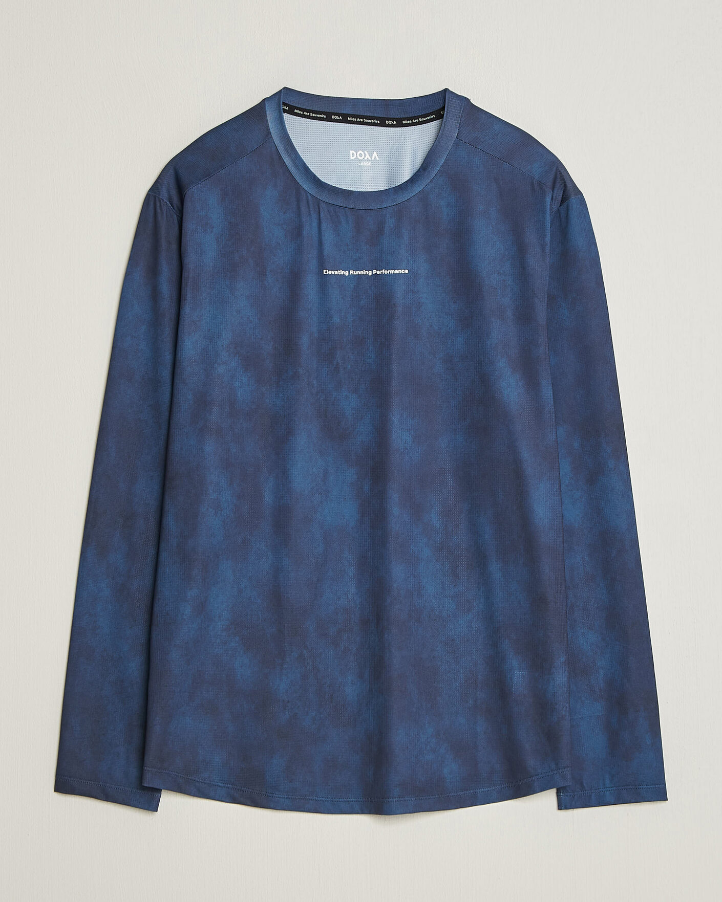 Herre | T-Shirts | DOXA | Rerun Long Sleeve T-Shirt Indigo