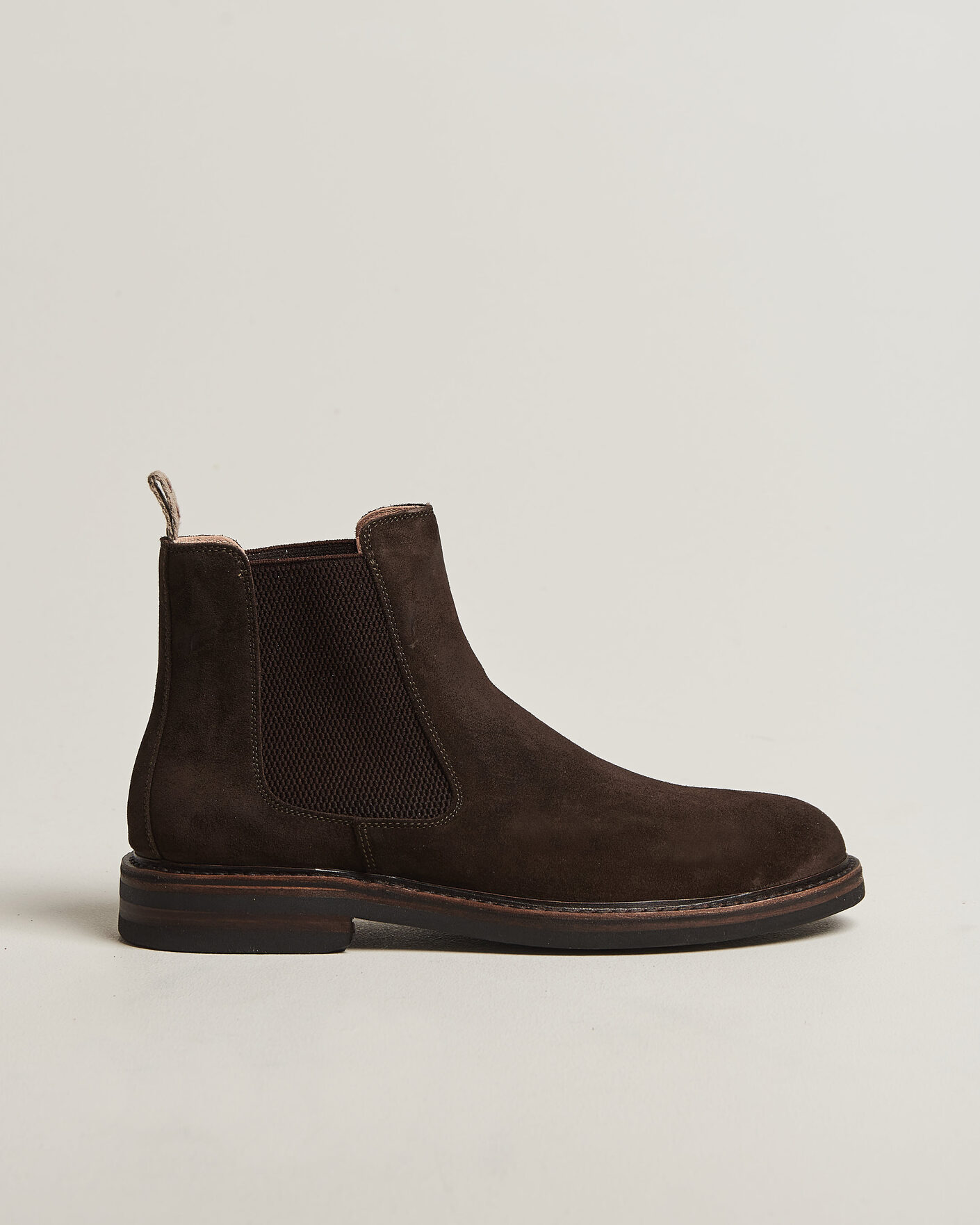 Herre | Støvler | Astorflex | Kudoflex Dainite Chelsea Boot Dark Brown Suede