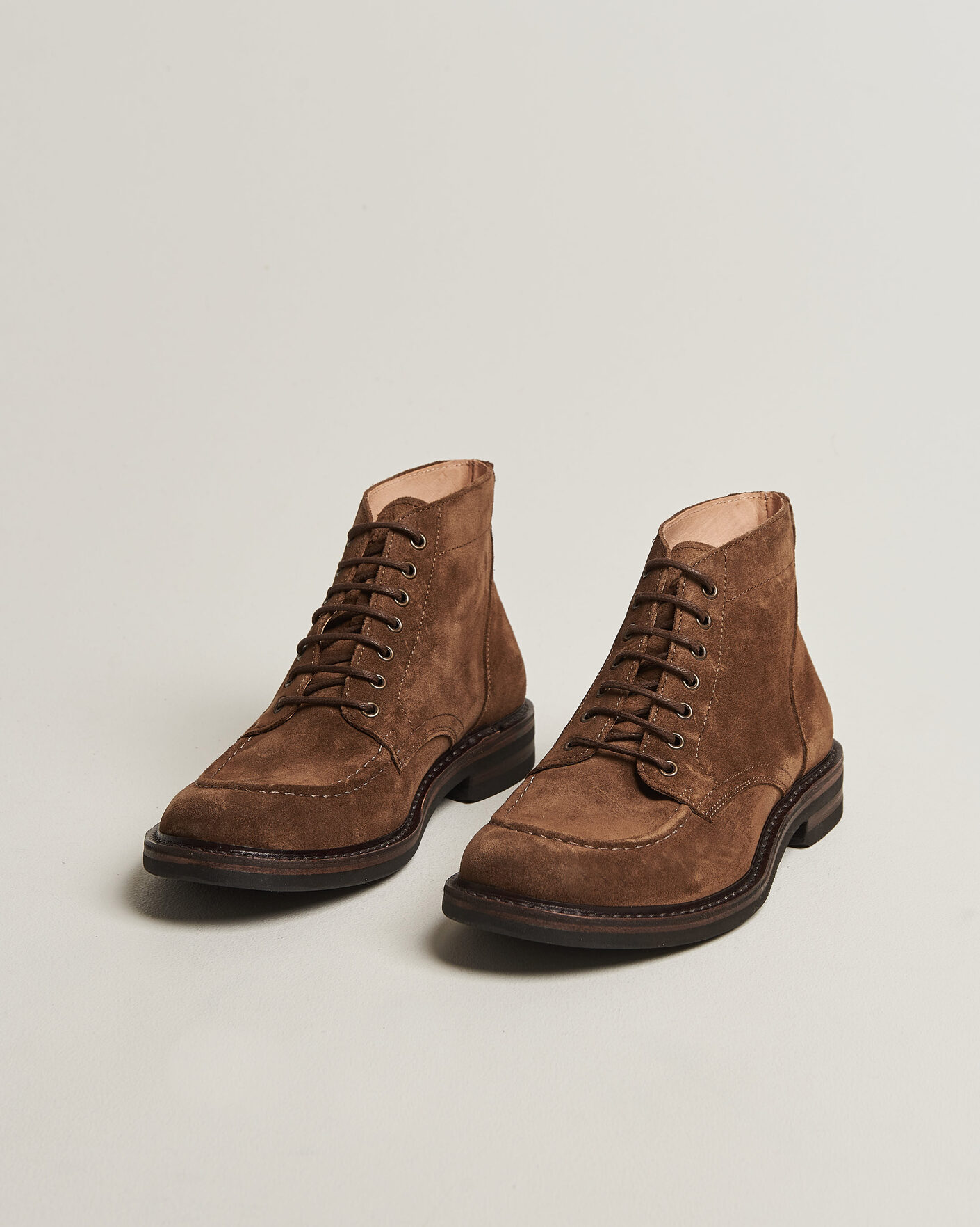 Herre | Støvler | Astorflex | Nuvoflex Dainite Lace Up Boot Dark Khaki Suede