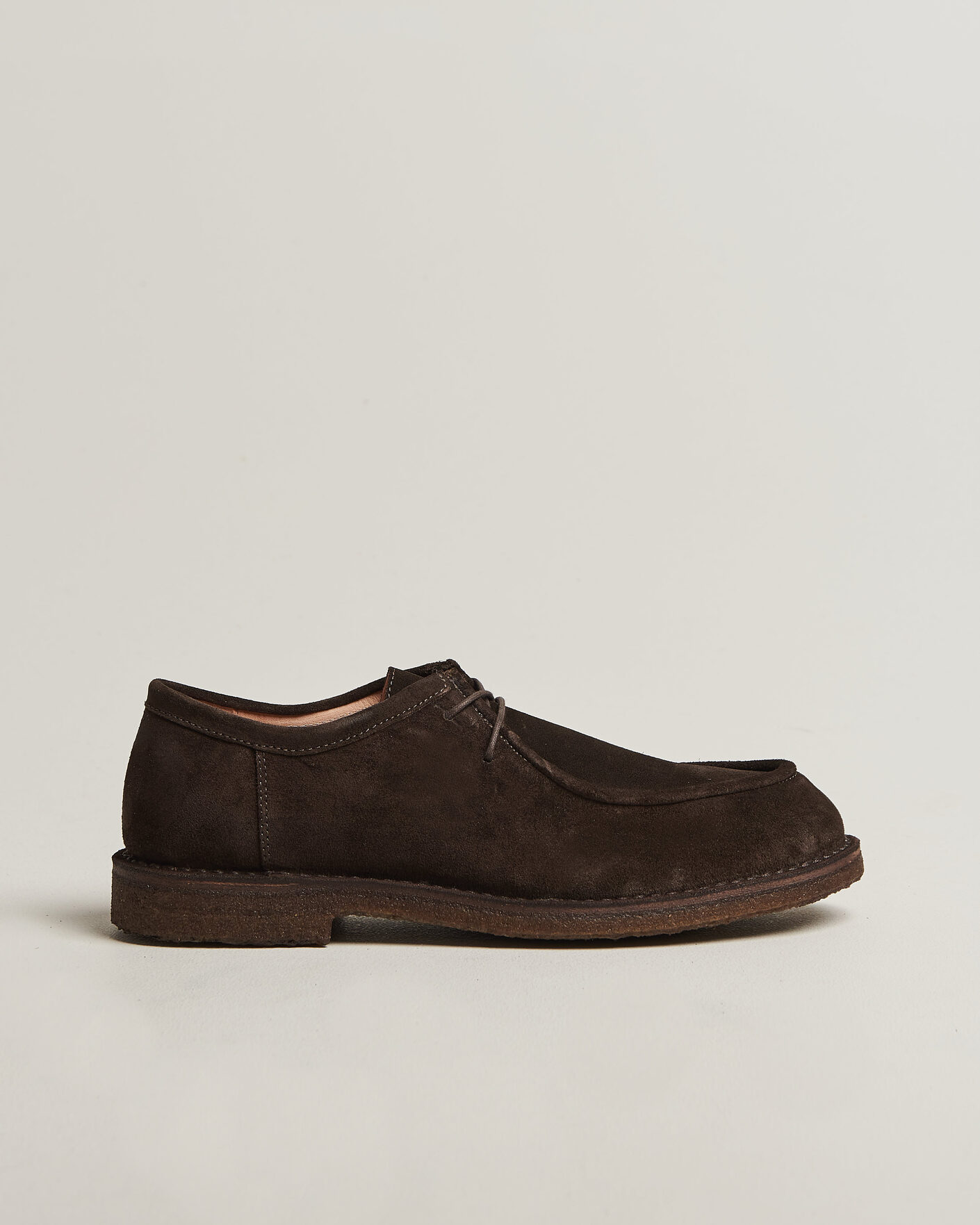 Herre | Derbys | Astorflex | Artflex Moc Toe Dark Brown Suede