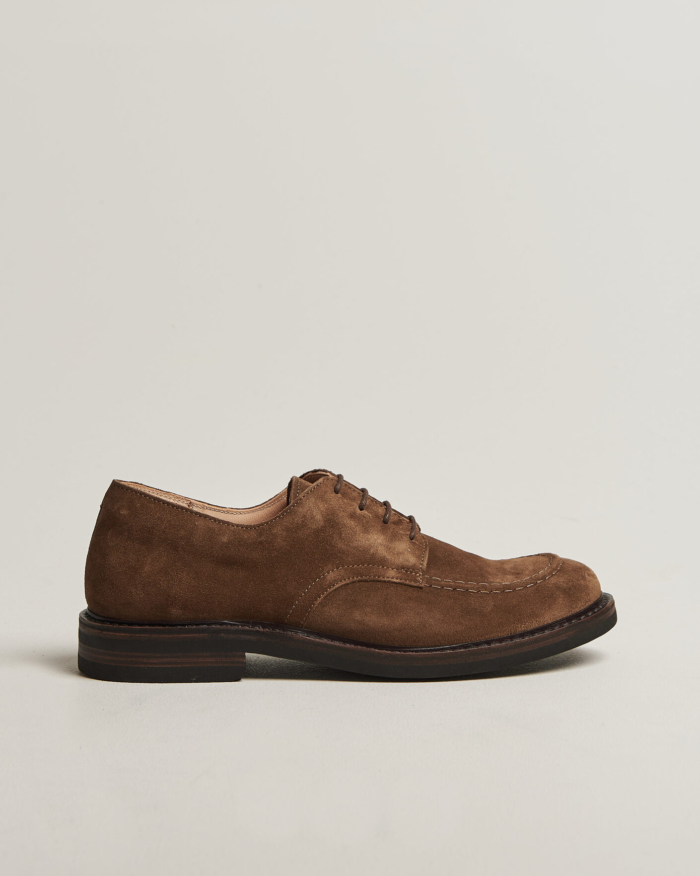Herre | Derbys | Astorflex | Carlflex Moc Toe Dark Khaki Suede