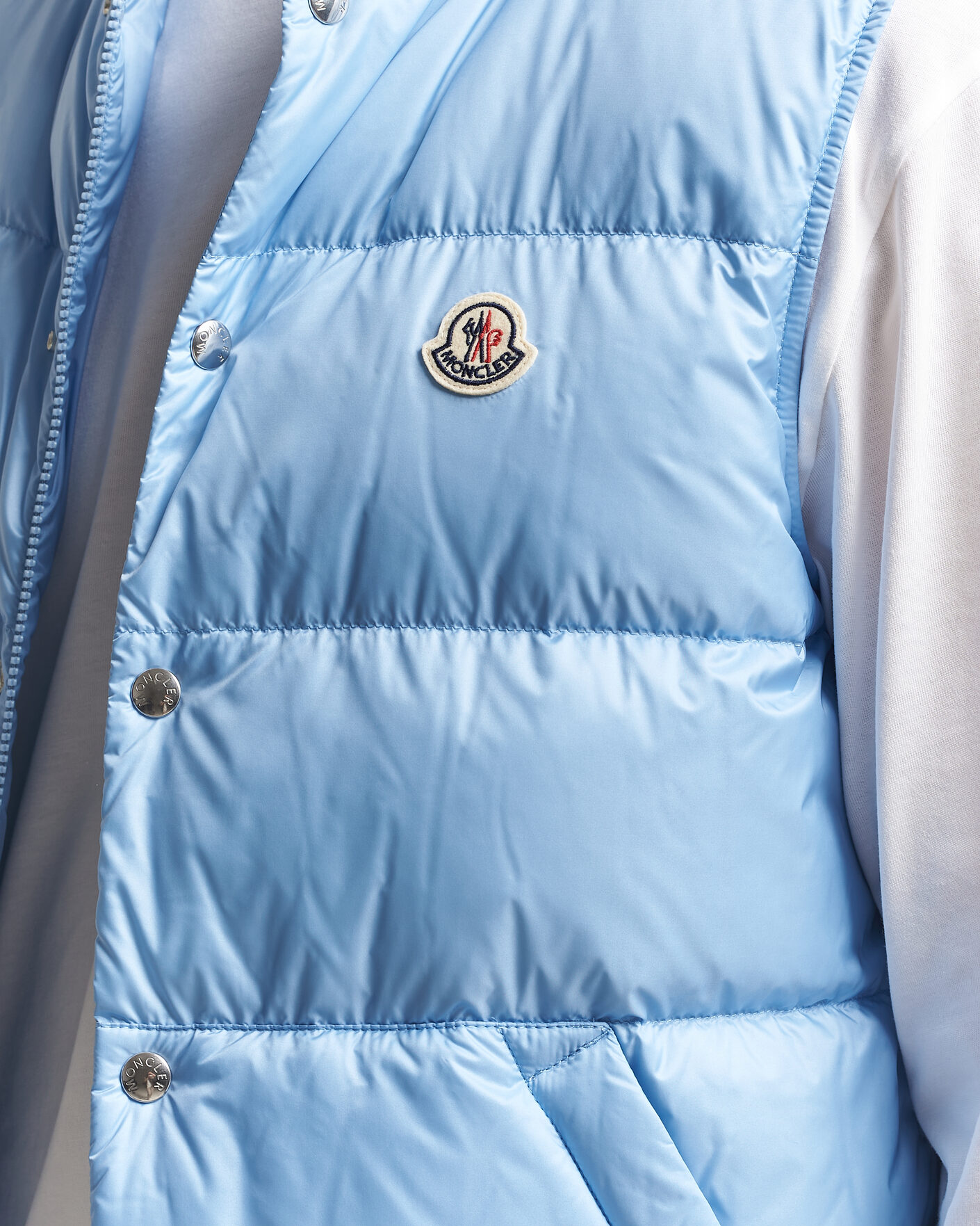 Herre | Veste | Moncler | Tuquerouye Down Vest Light Blue