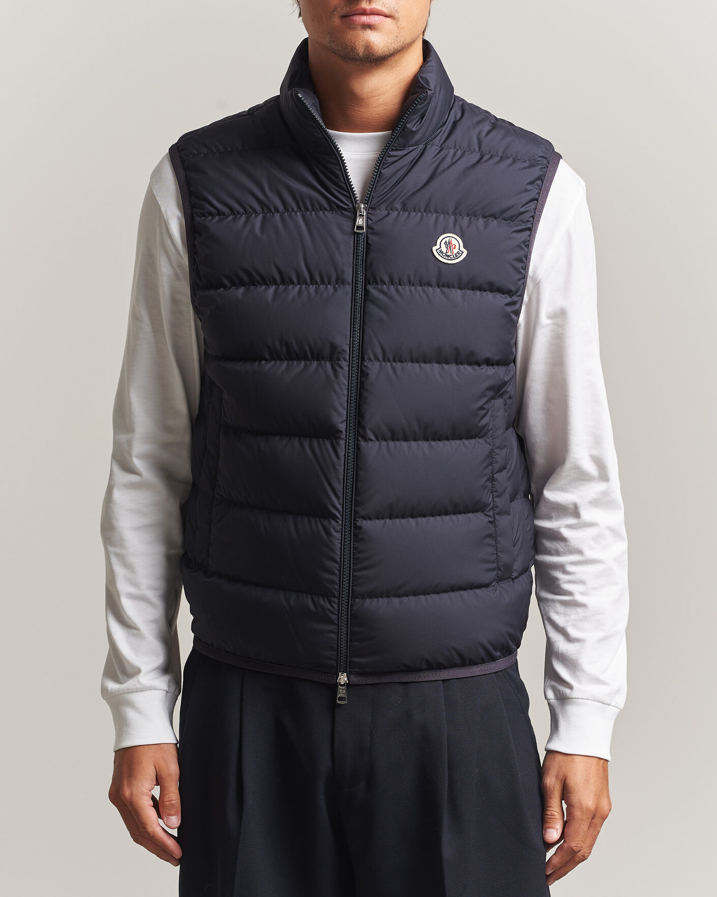 Herre | Veste | Moncler | Contrin Down Vest Navy