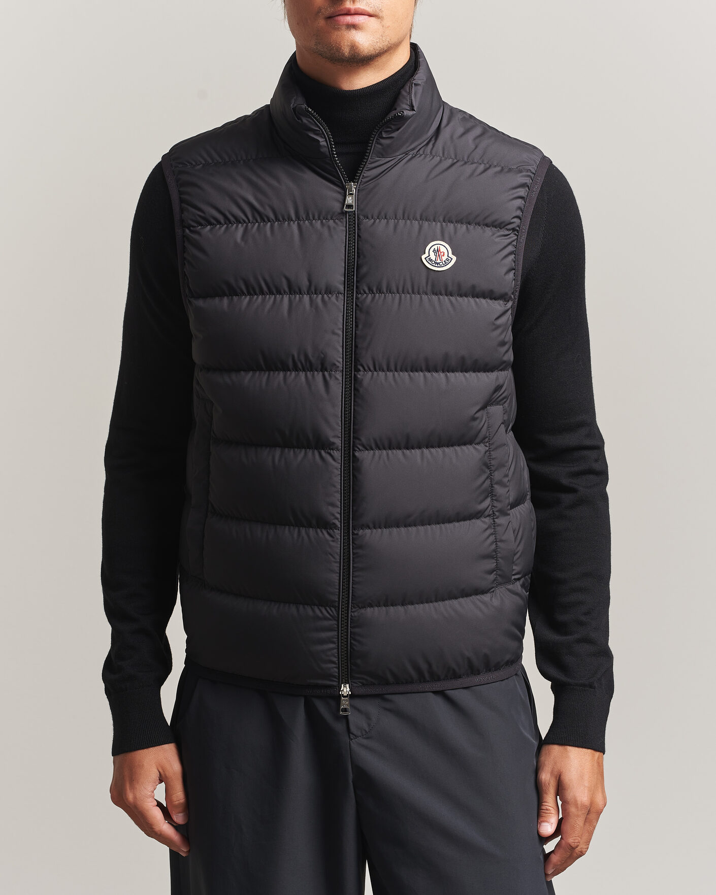 Herre | Veste | Moncler | Contrin Down Vest Black