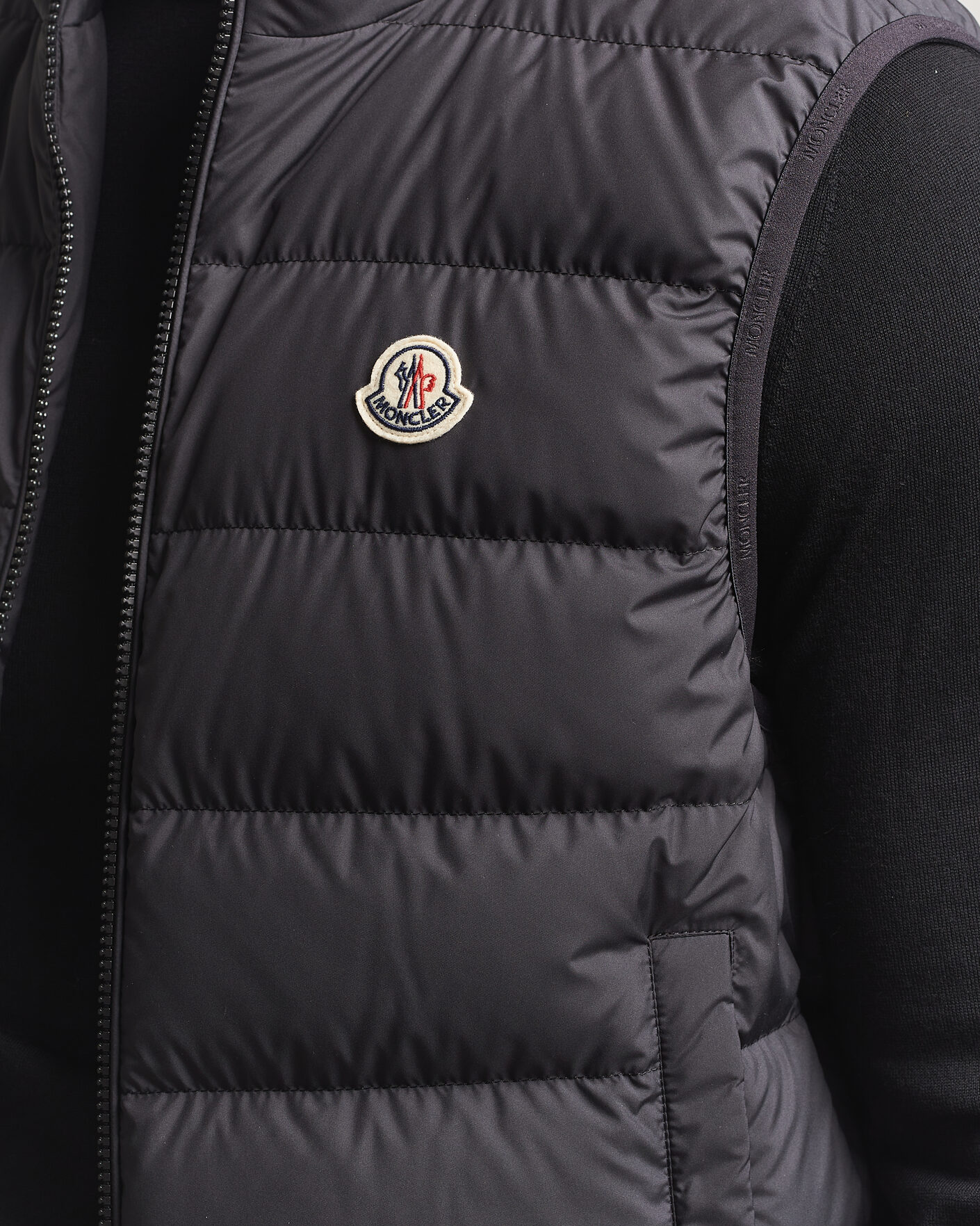 Herre | Veste | Moncler | Contrin Down Vest Black