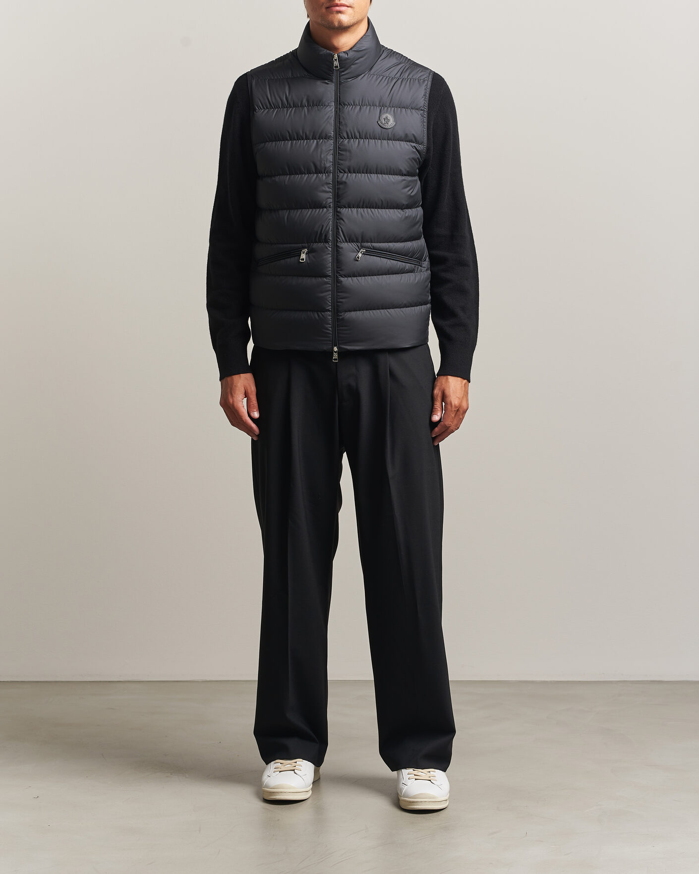 Herre | Veste | Moncler | Treompan Down Vest Black