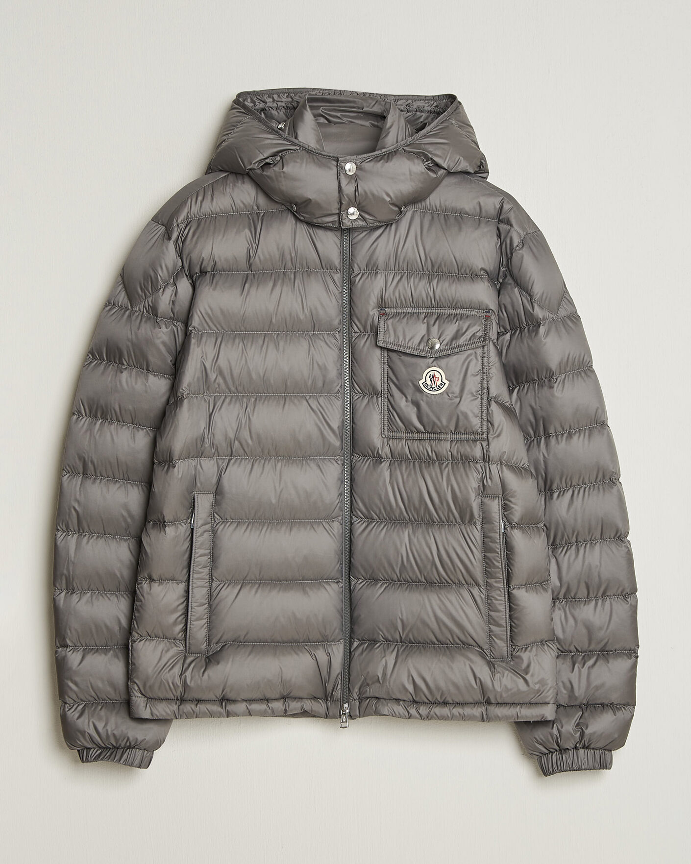 Herre | Jakker | Moncler | Verith Hooded Down Jacket Grey