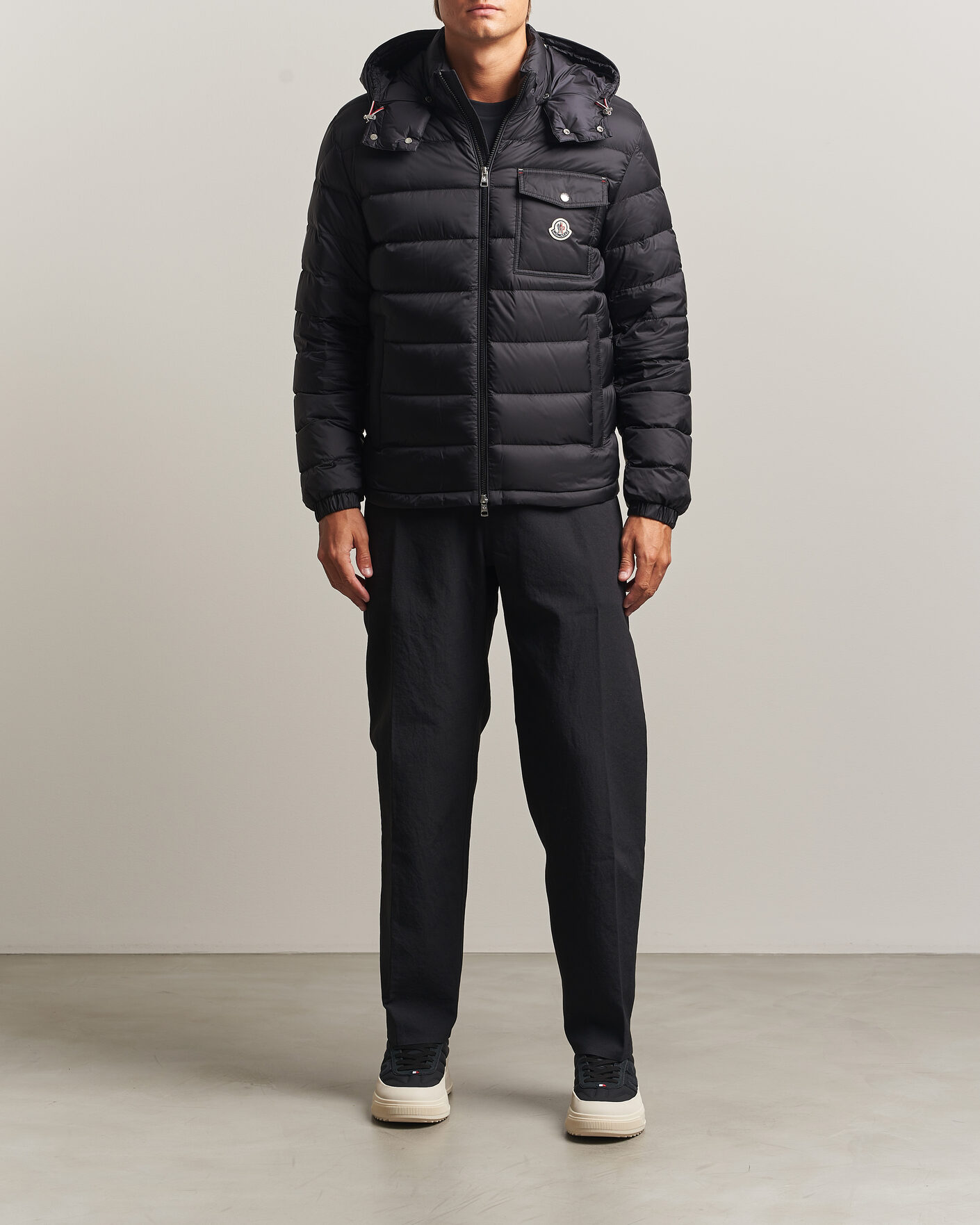 Herre | Jakker | Moncler | Verith Hooded Down Jacket Black