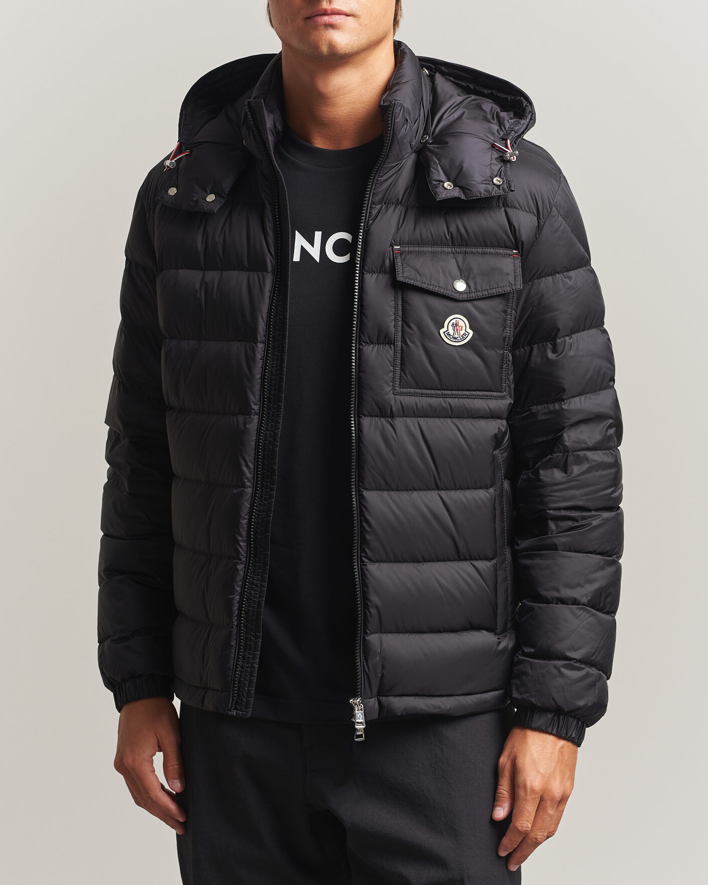 Herre | Jakker | Moncler | Verith Hooded Down Jacket Black