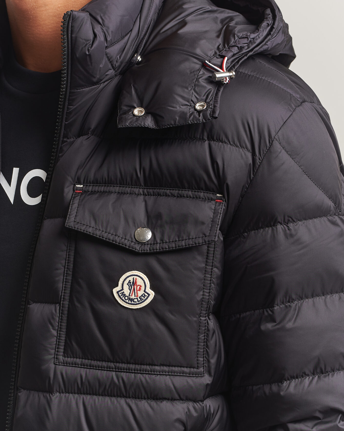 Herre | Jakker | Moncler | Verith Hooded Down Jacket Black
