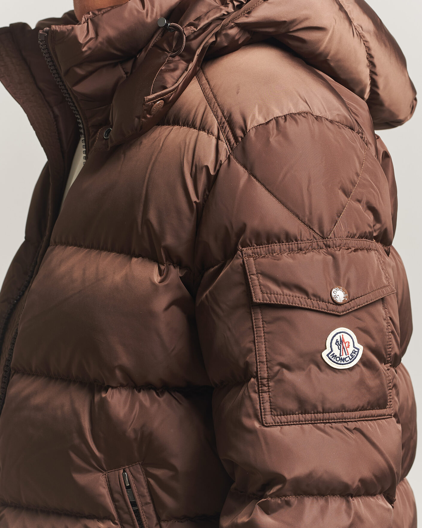 Herre | Jakker | Moncler | Maya Jacket Matte Brown