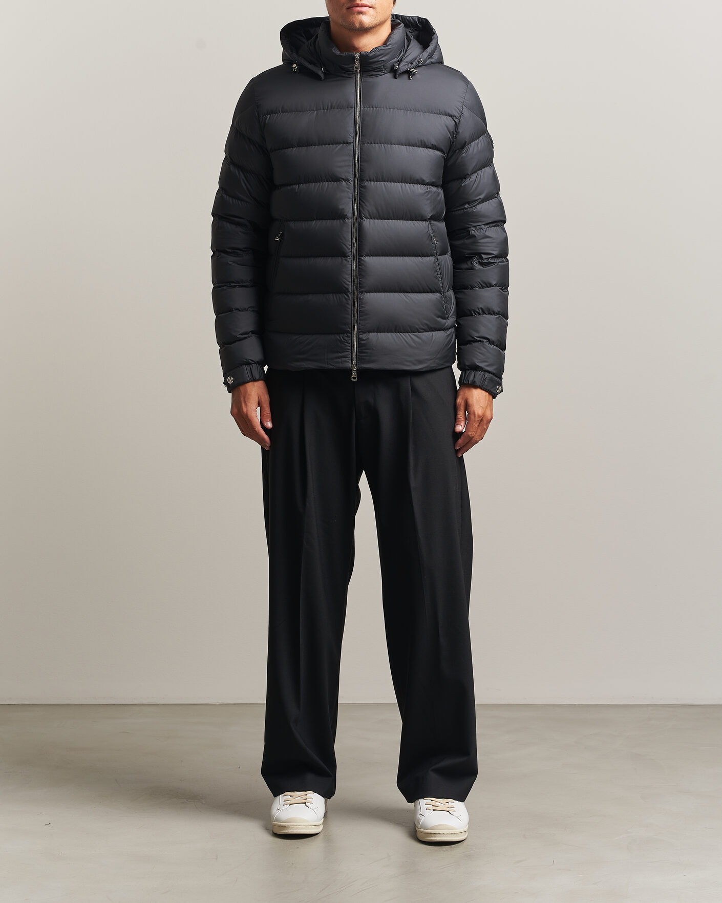 Herre | Jakker | Moncler | Arneb Hooded Down Jacket Black