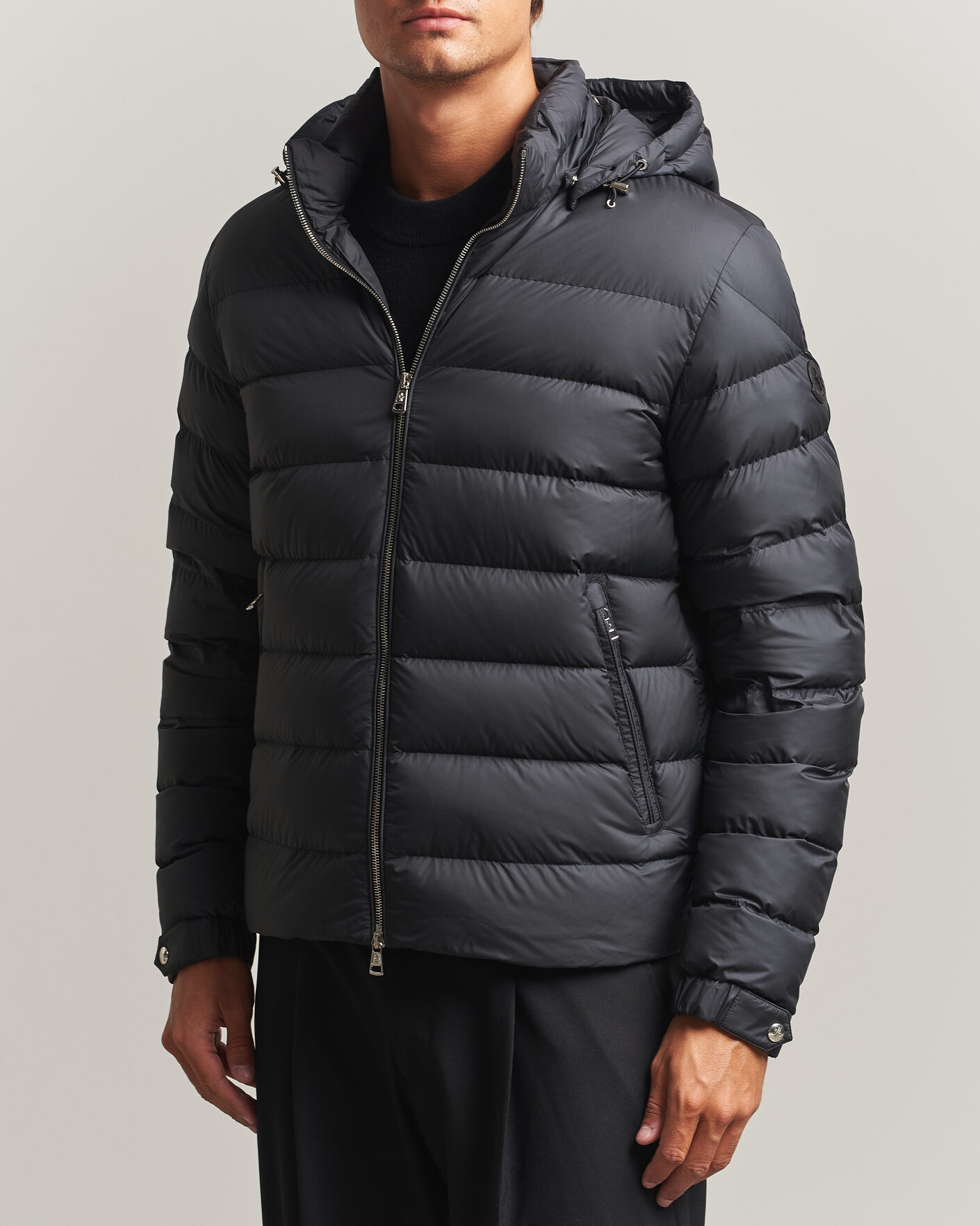 Herre | Jakker | Moncler | Arneb Hooded Down Jacket Black