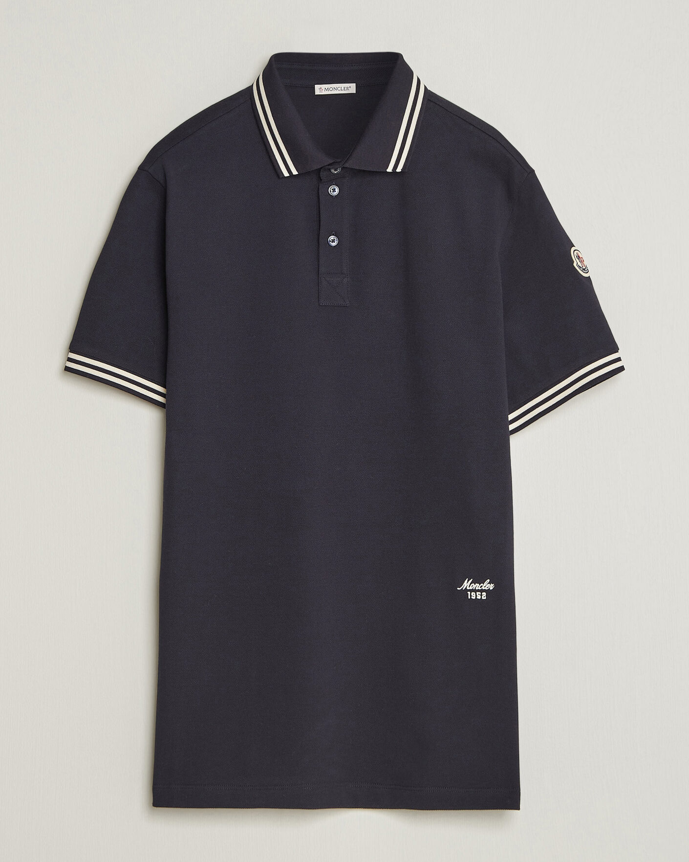 Herre | Polotrøjer | Moncler | Contrast Collar Polo Navy